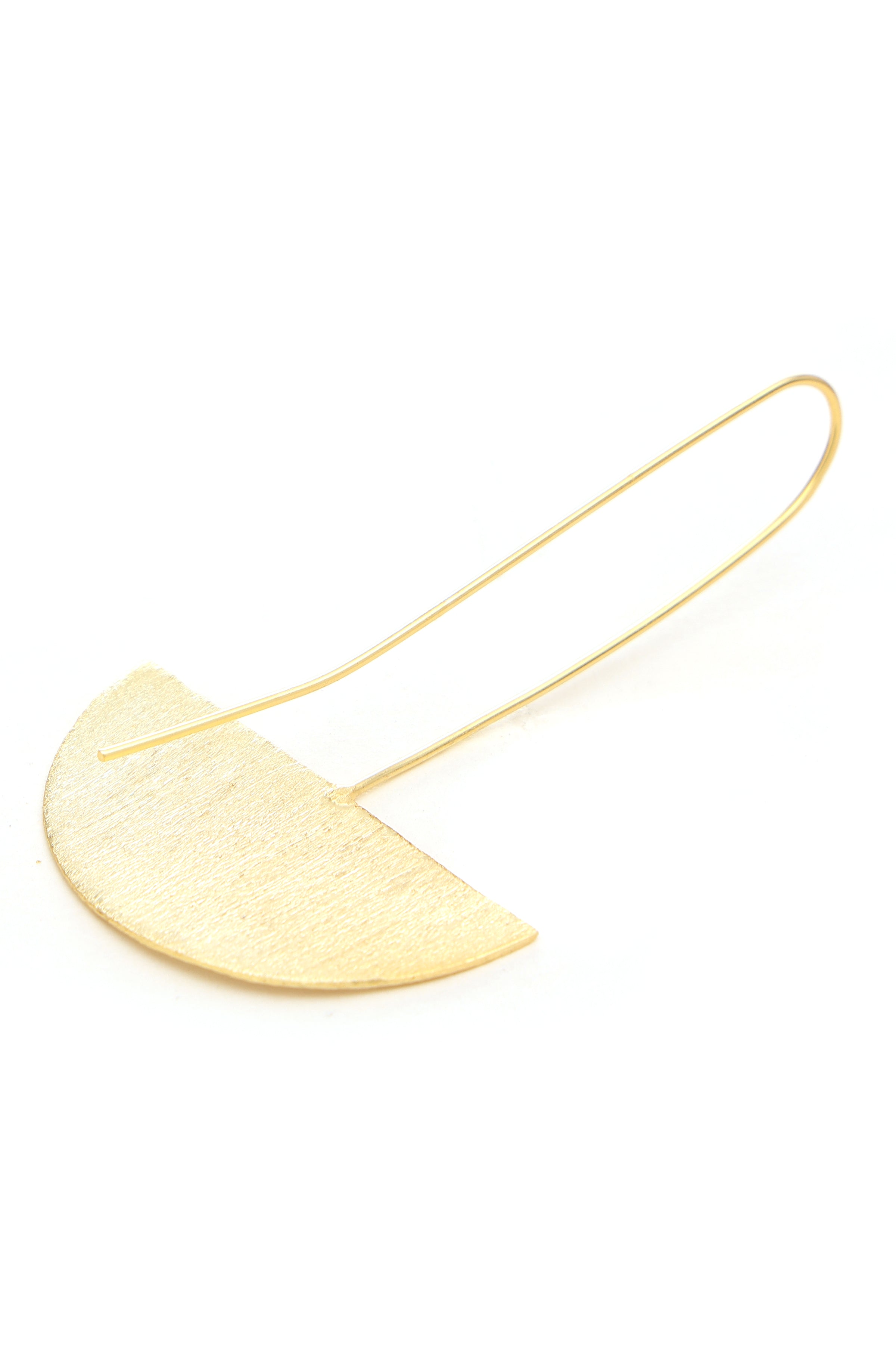Bold Gold Open Hoop Earring