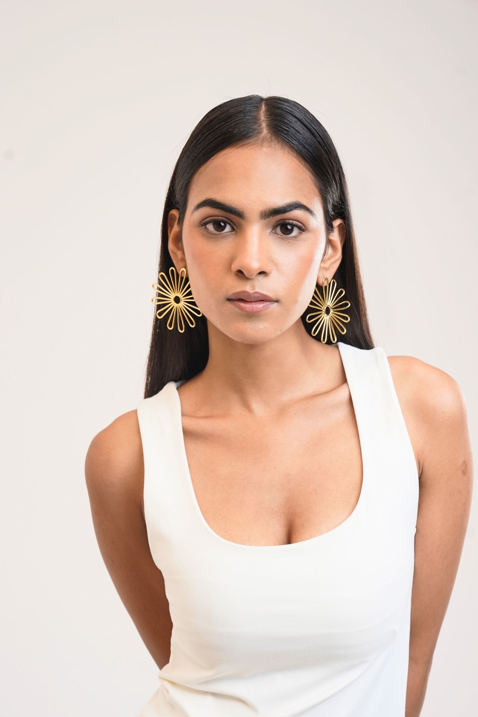 Statement Flower Studs