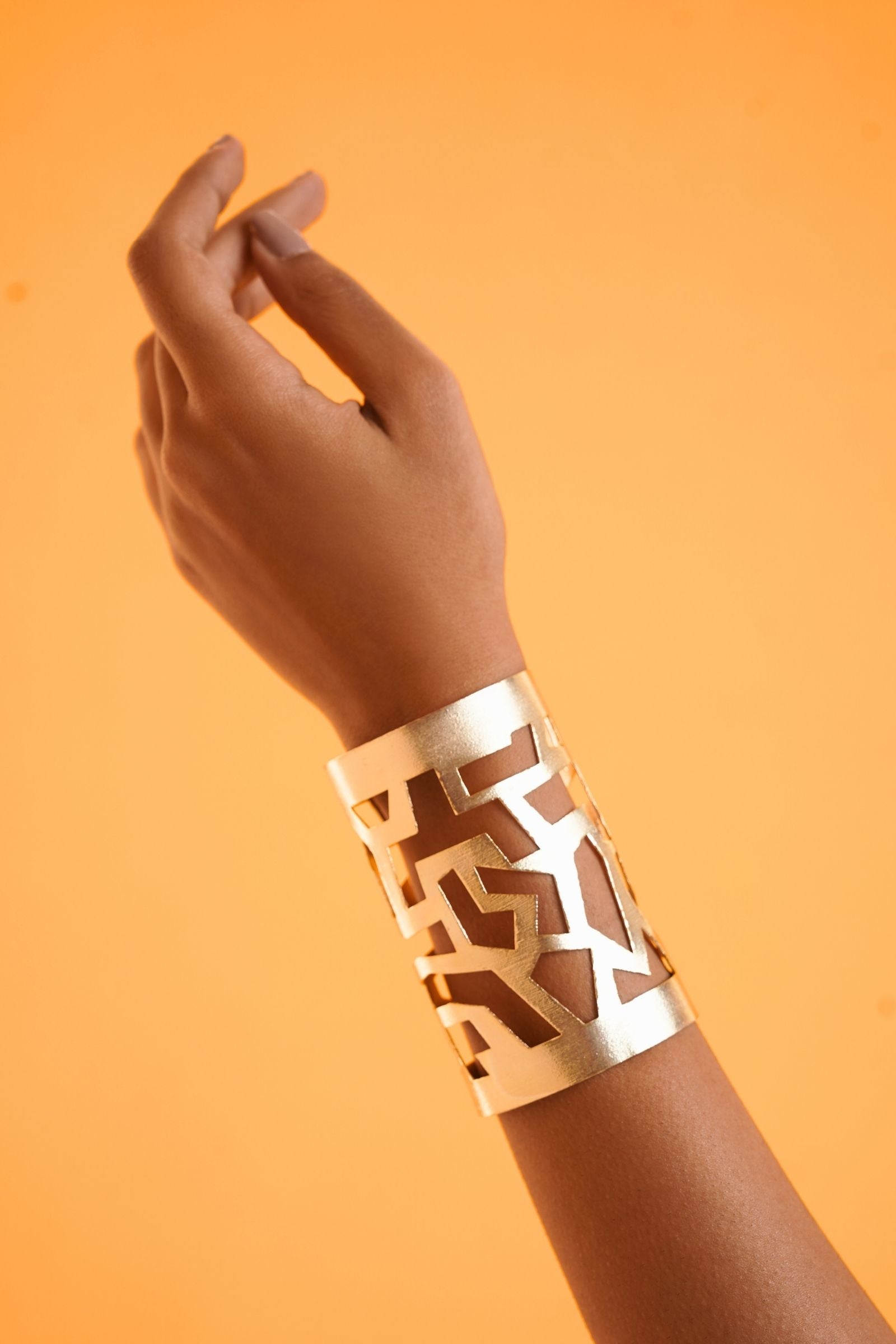 Gold Statement Cuff Bracelet