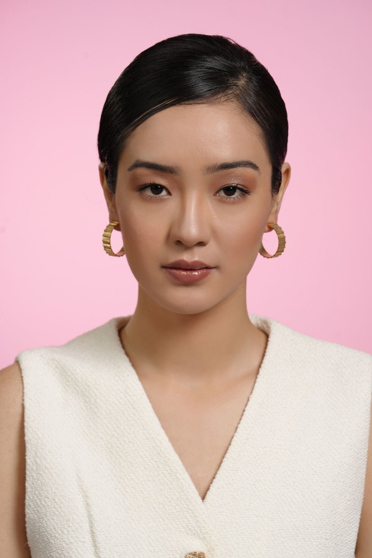 Golden Bliss Pop 22K Hoops