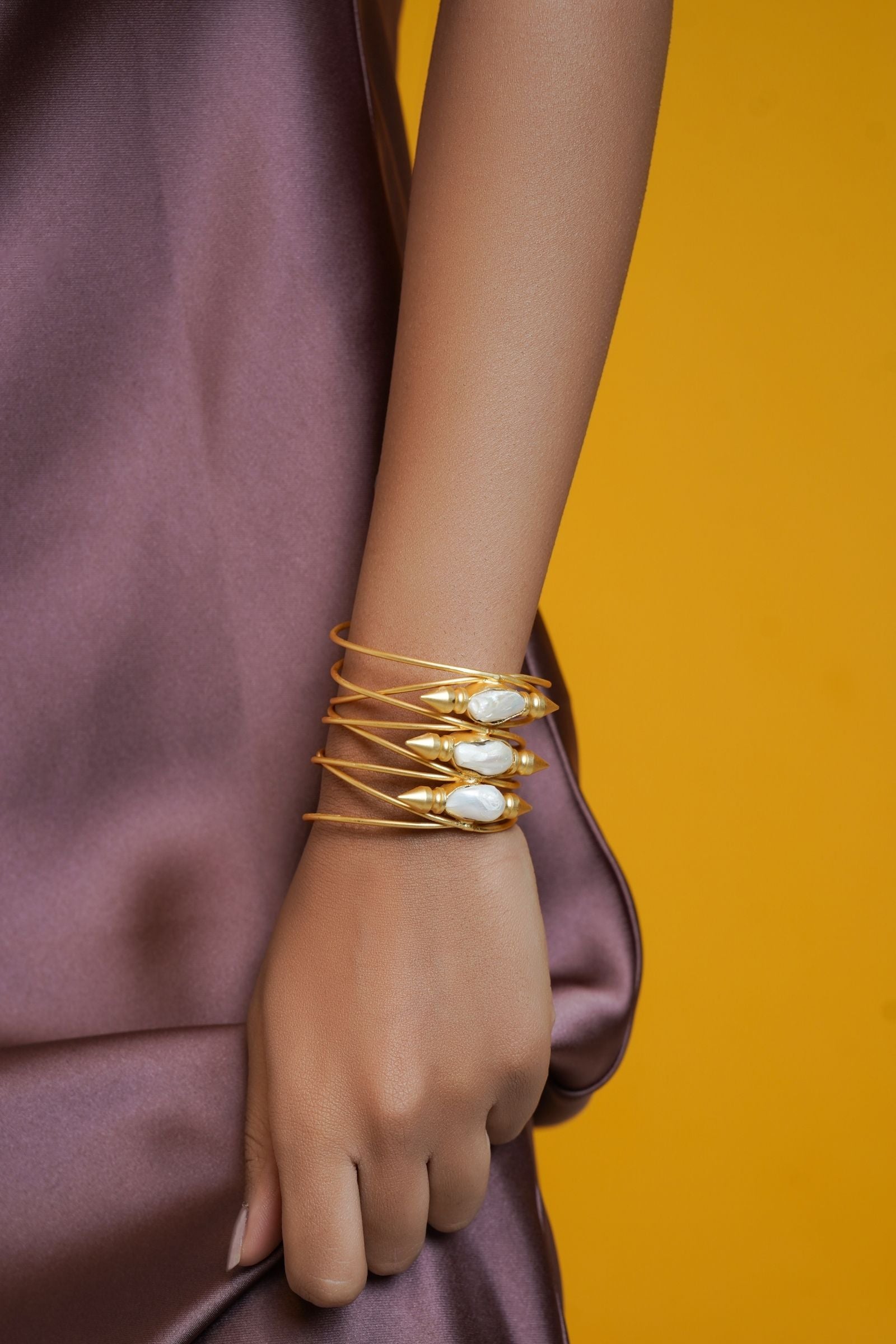 Vivid Fresh Water Pearl Cuff