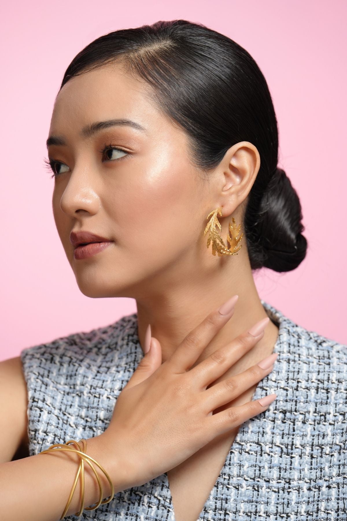 Sweet Ringlet 22K Hoops
