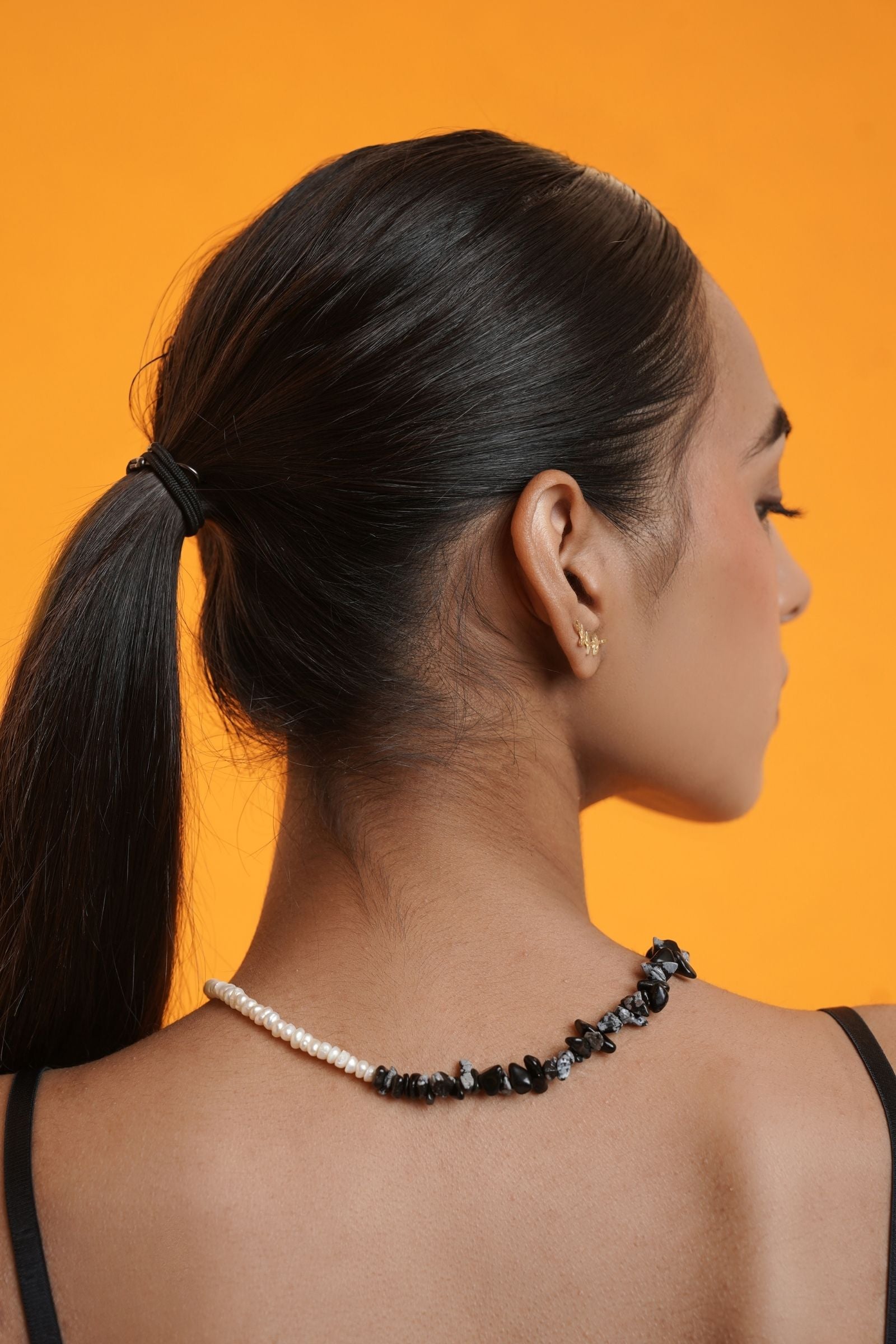 Sumatra Necklace- Black Onyx & Amazonite