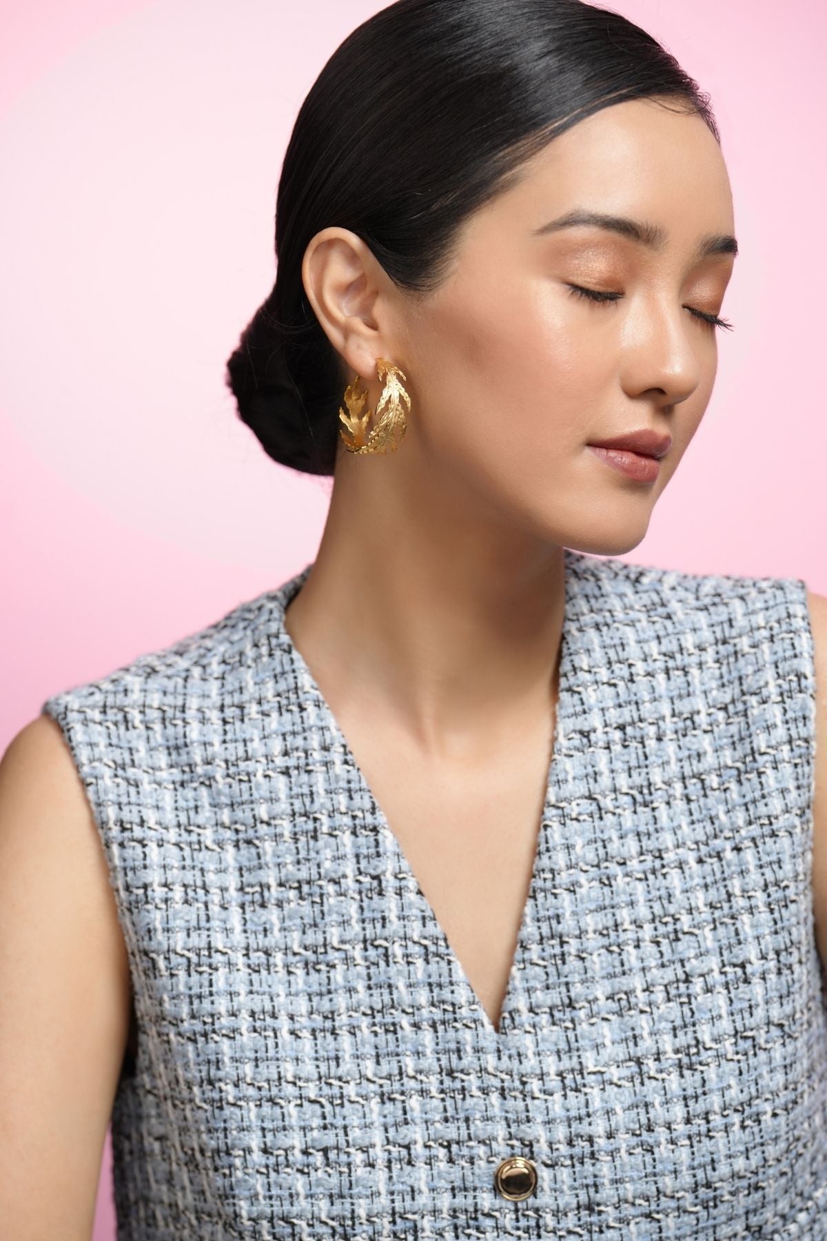 Sweet Ringlet 22K Hoops