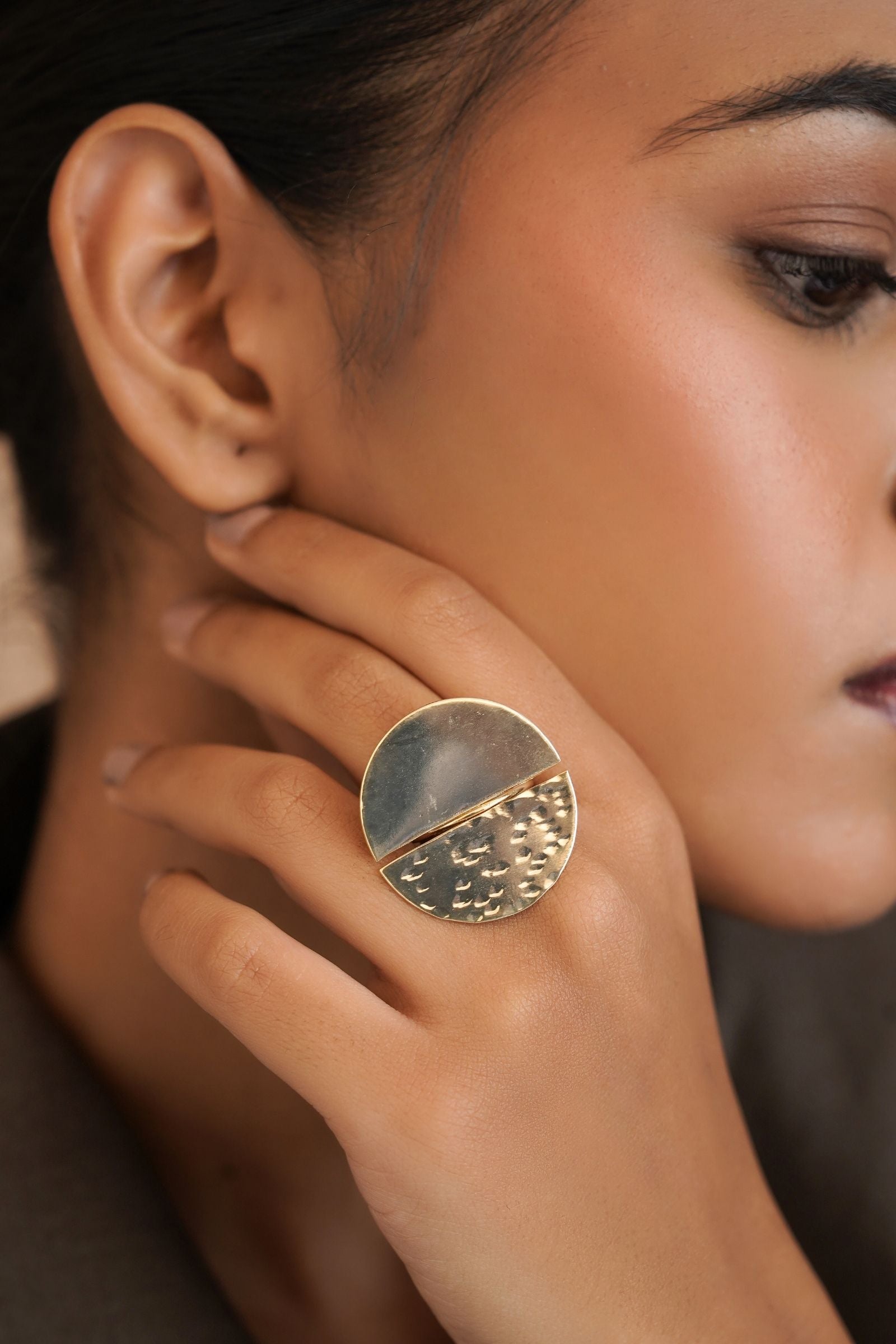 Nora Circular Statement Ring