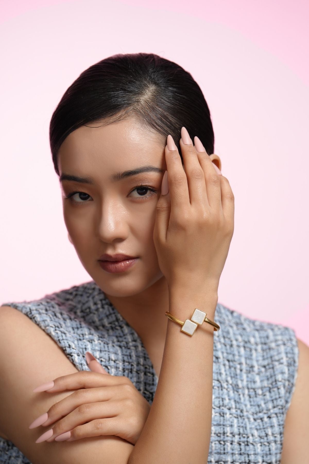 Sugared Pearl 22K Bracelet- Free Size