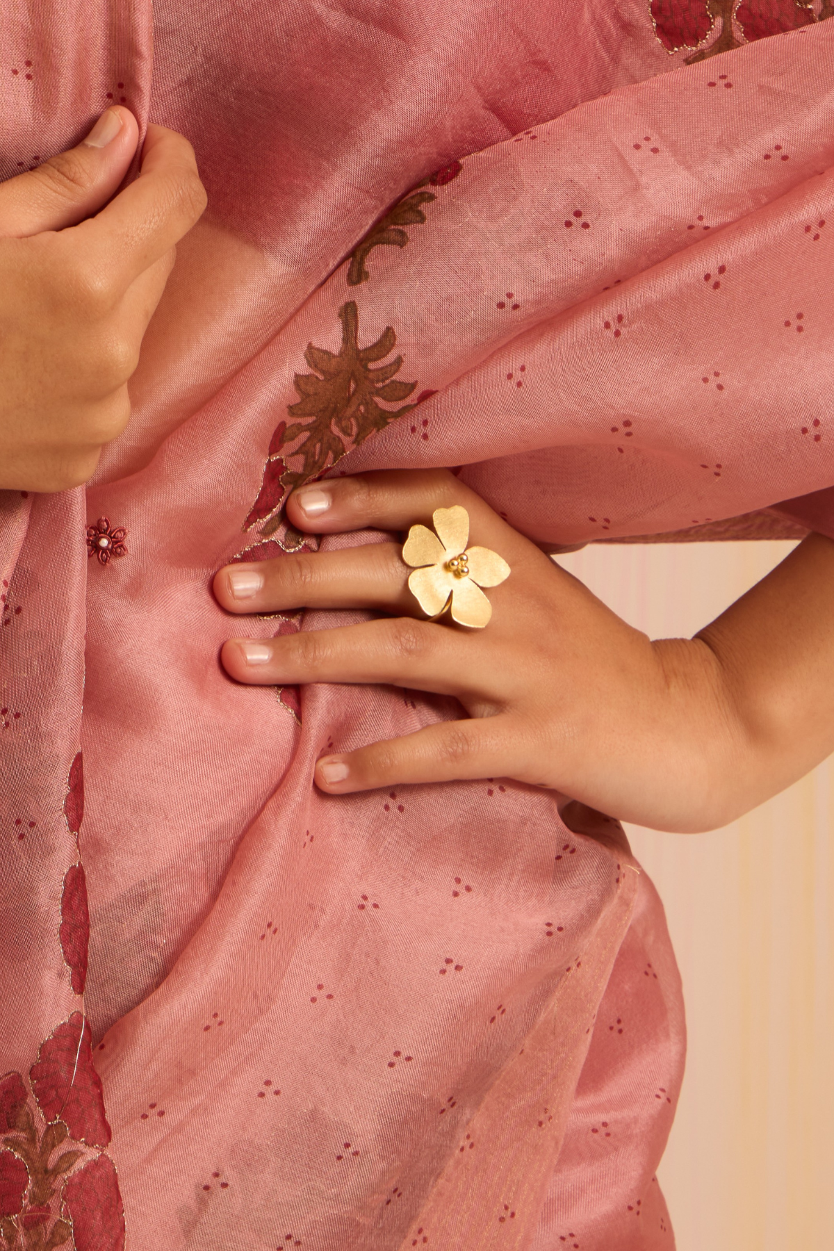 Zara Flower Statement Ring