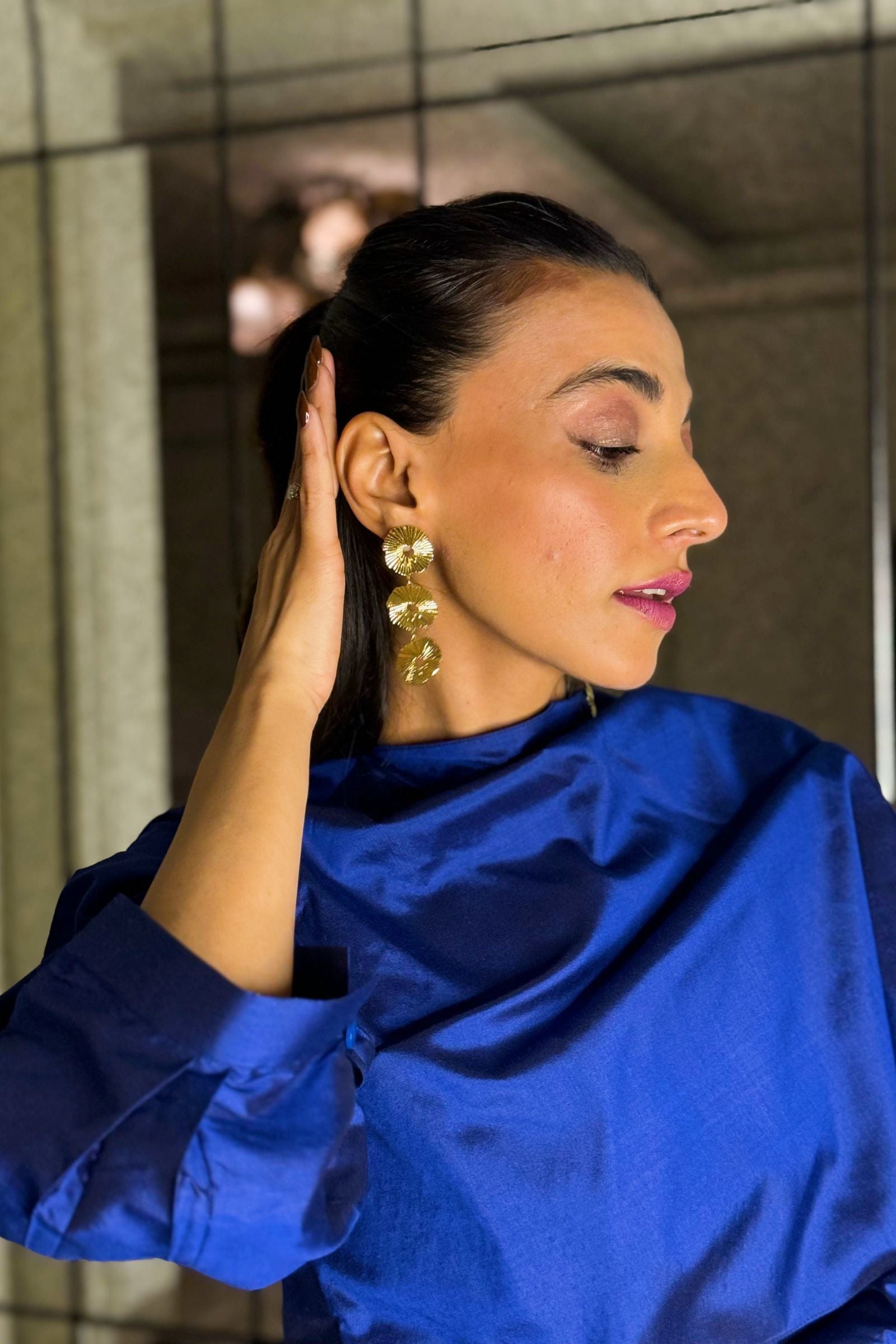 Golden Eclipse Statement Dangler