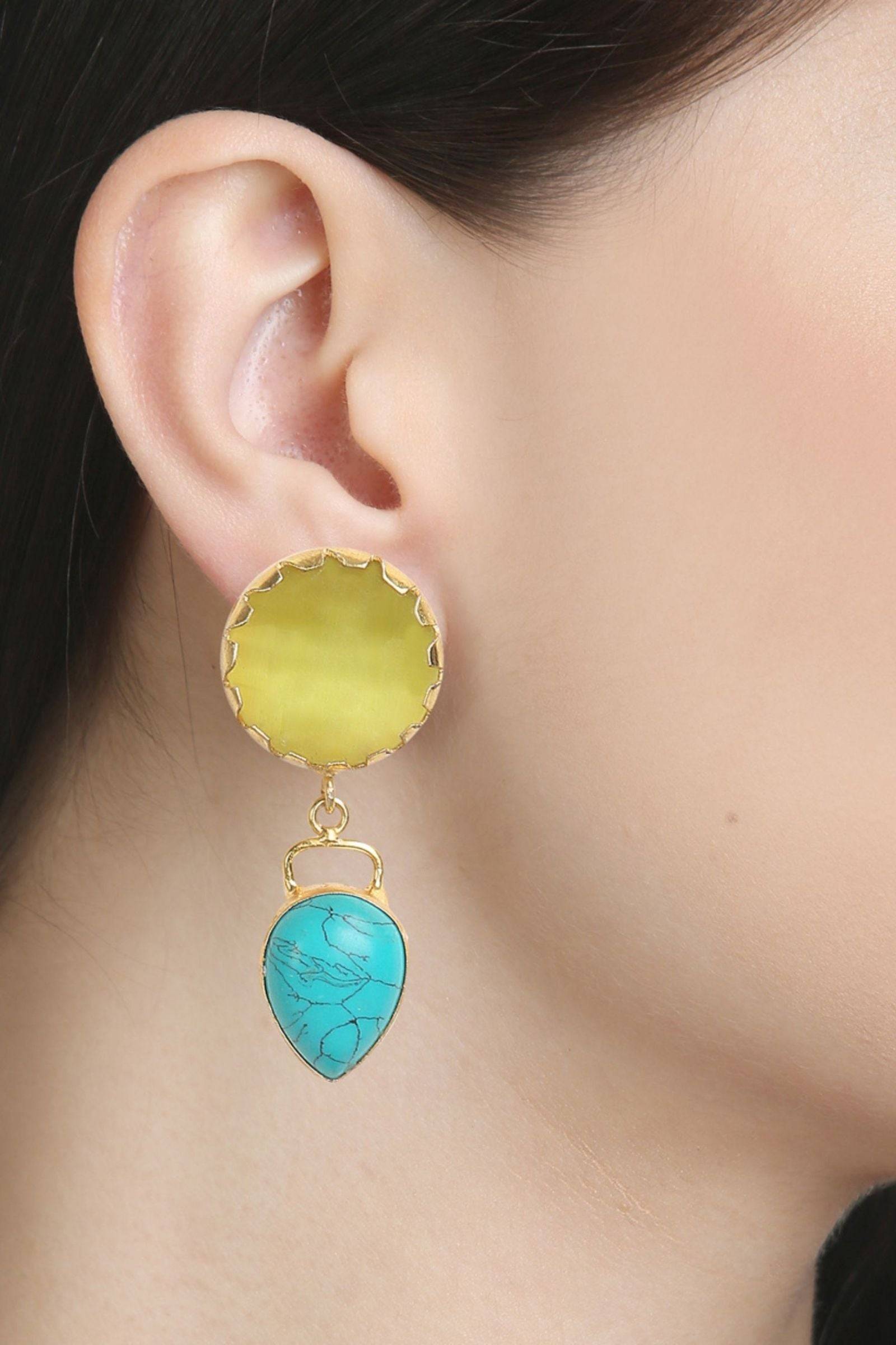 The Statement Collection- Turquoise Statement Earrings