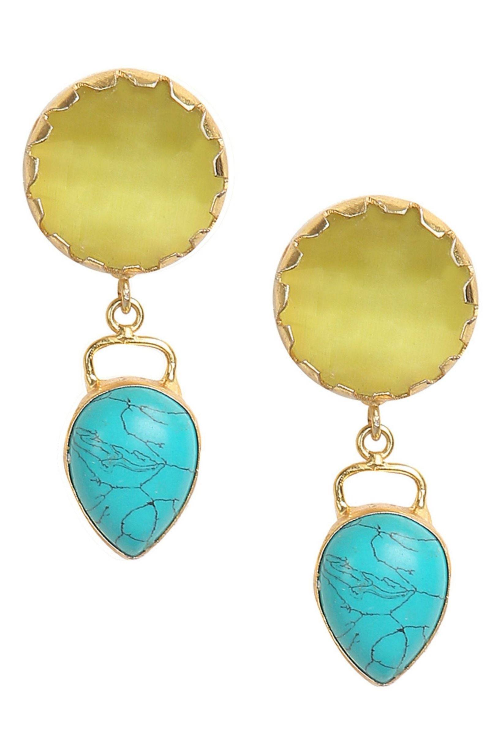 The Statement Collection- Turquoise Statement Earrings