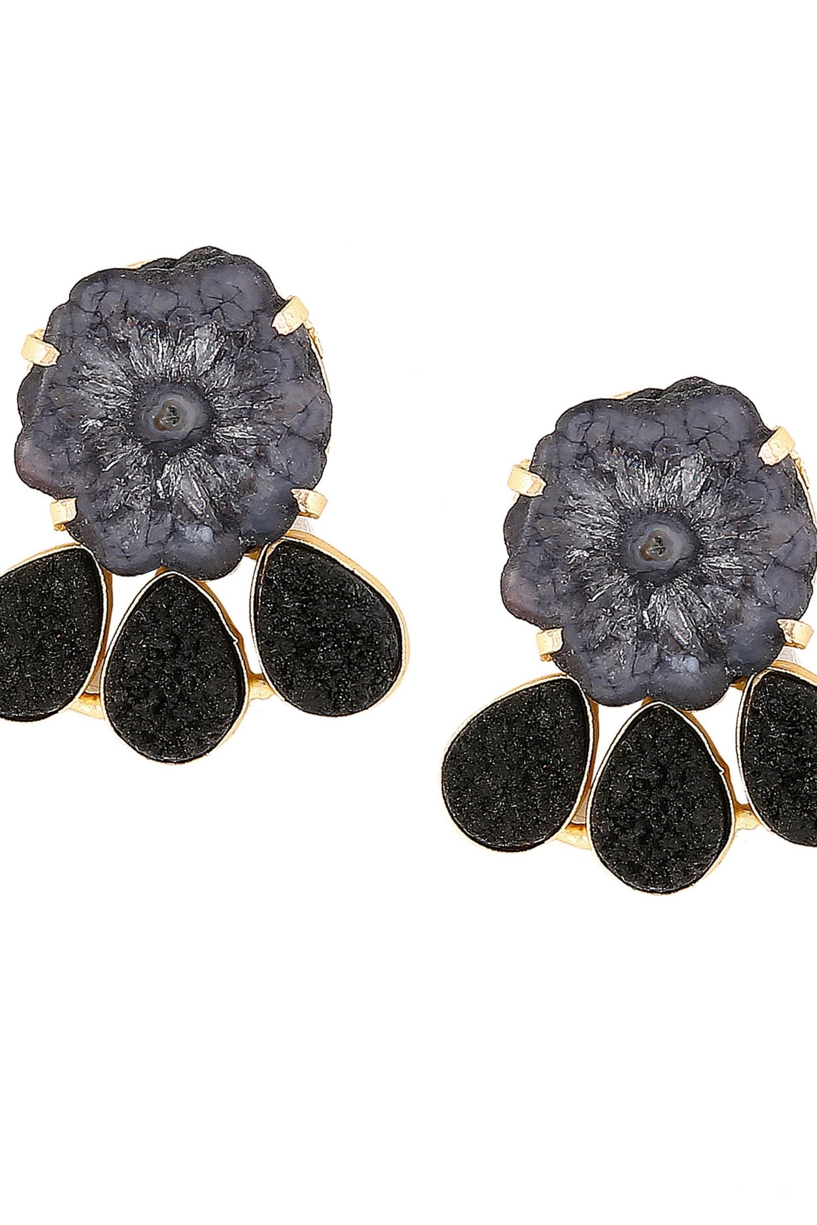 The Statement Collection-  Agate Statement Earrings 
