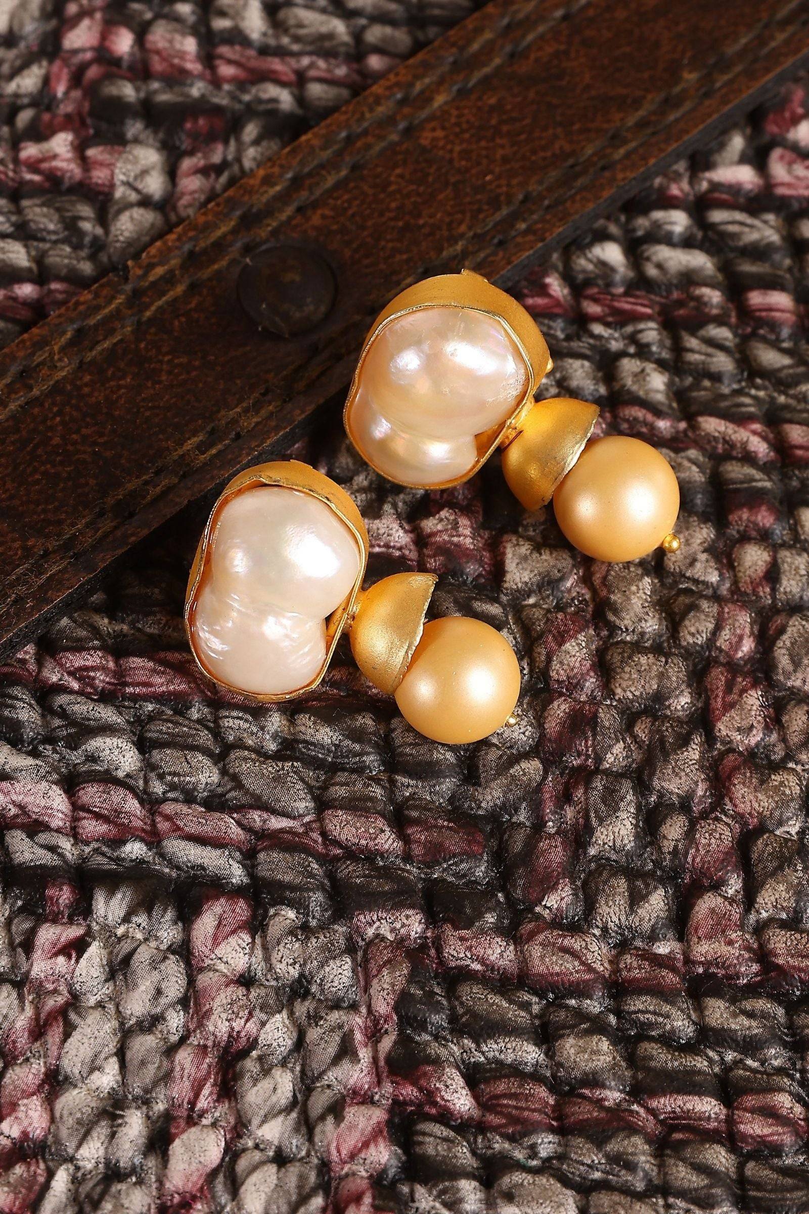 Timeless Grace Pearl Drop Earrings