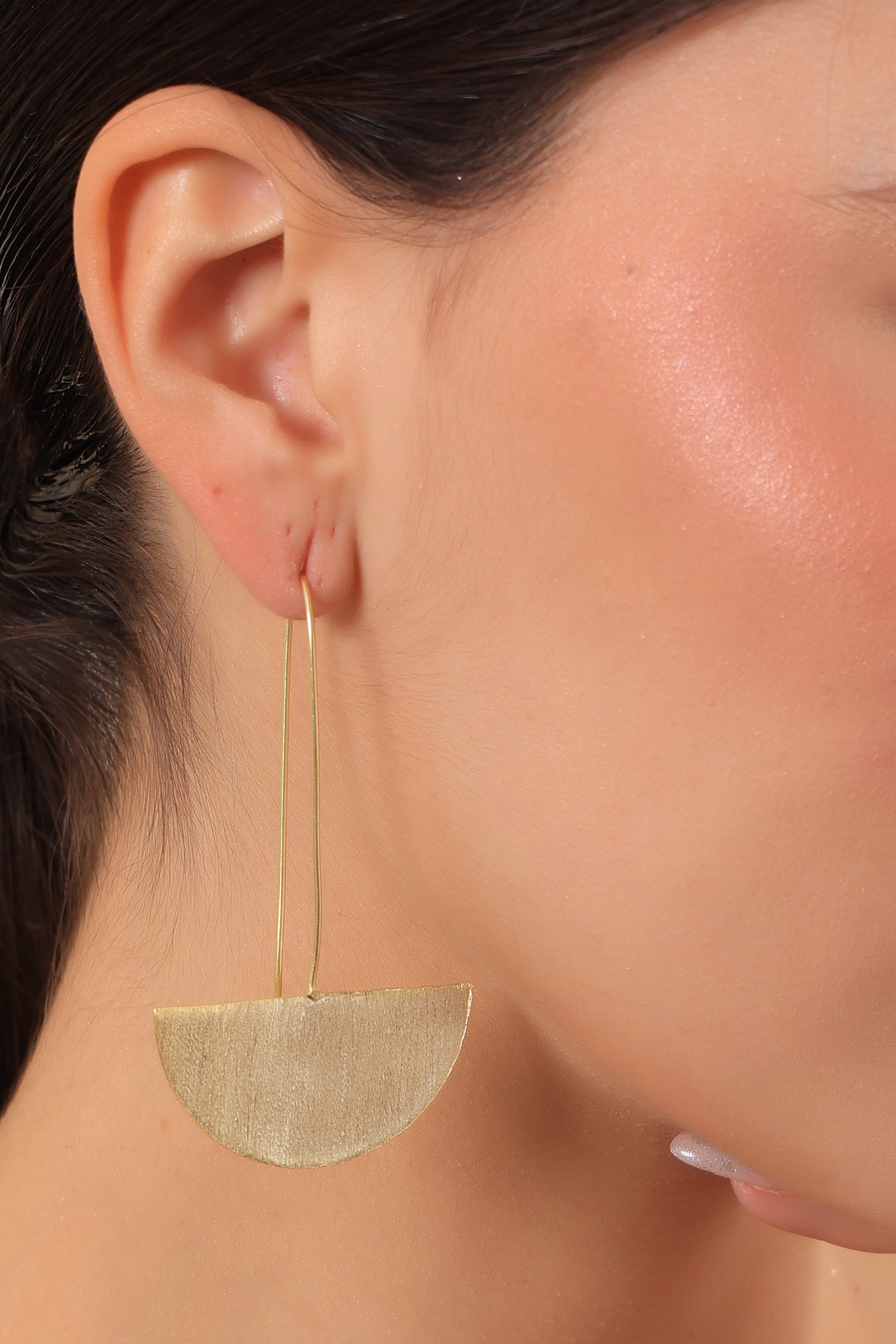Bold Gold Open Hoop Earring