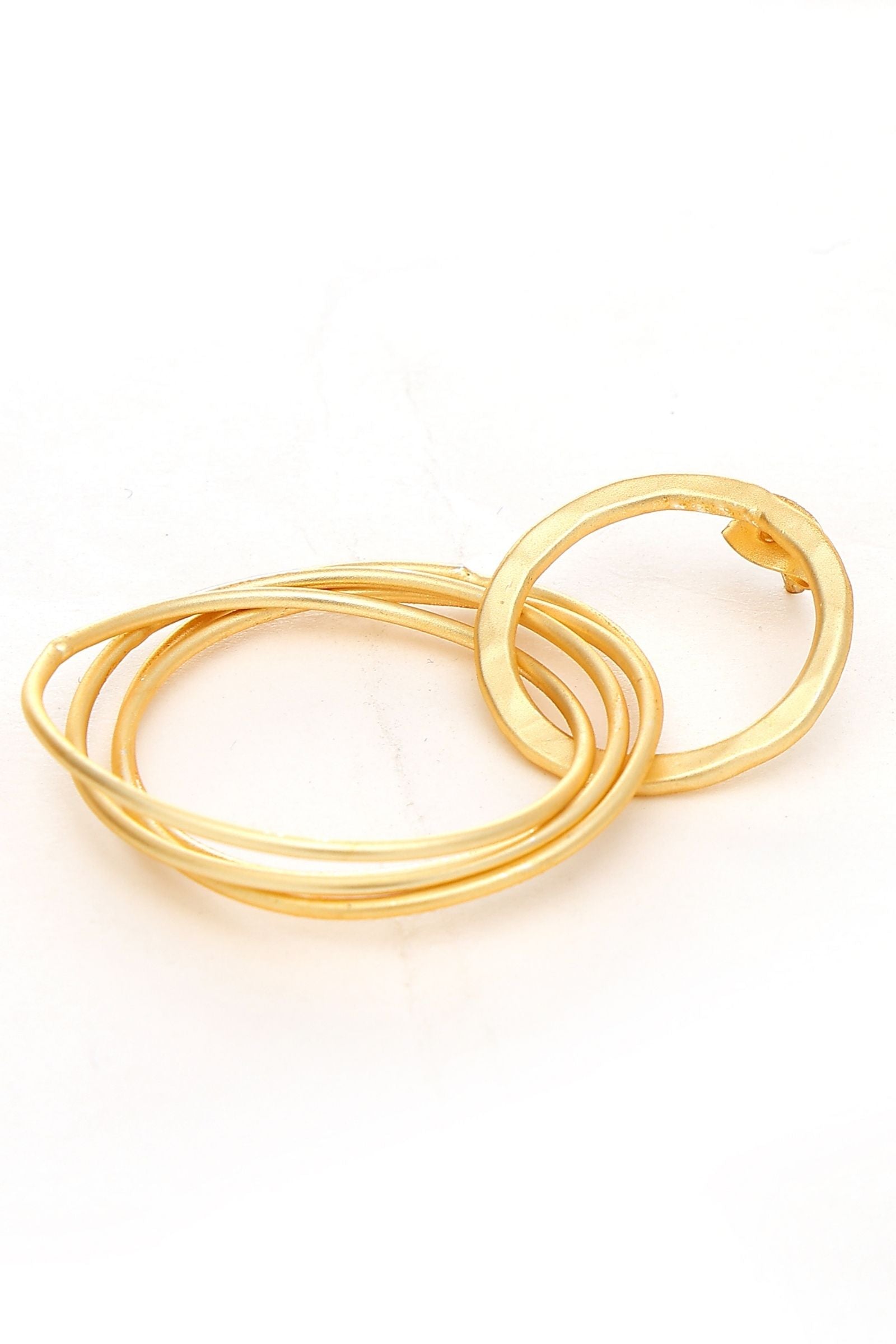 Hoops Dangler Earrings