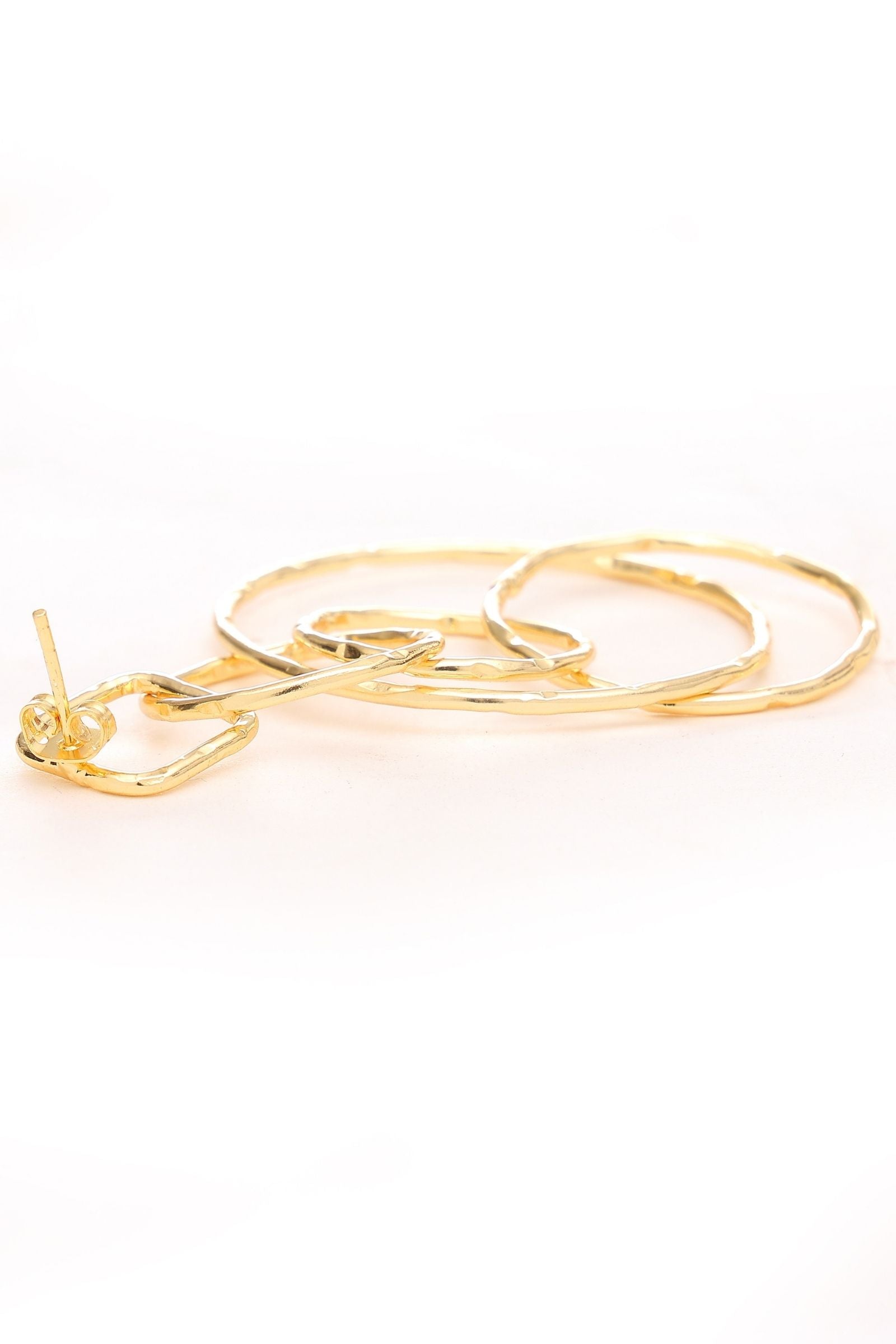 Mutiple Hoops Danglers Earring