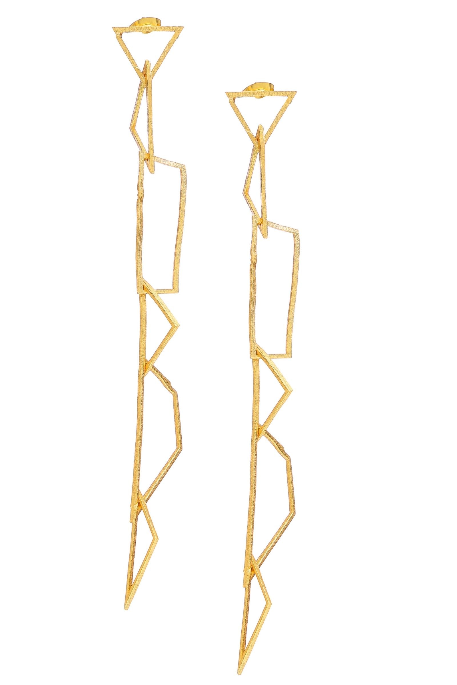 Statement Artsy Long Earring