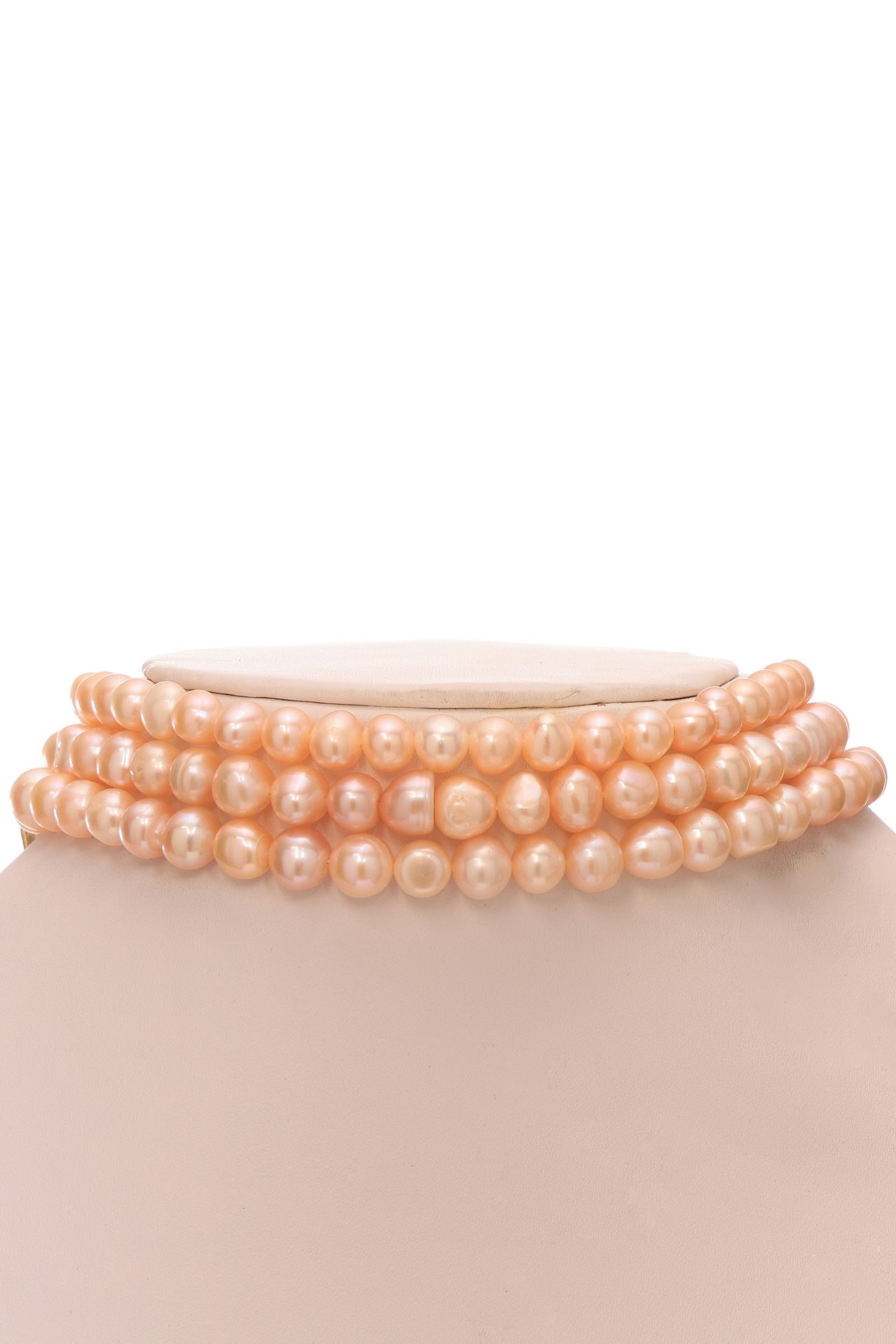 Natural Pink Classic Pearl Choker