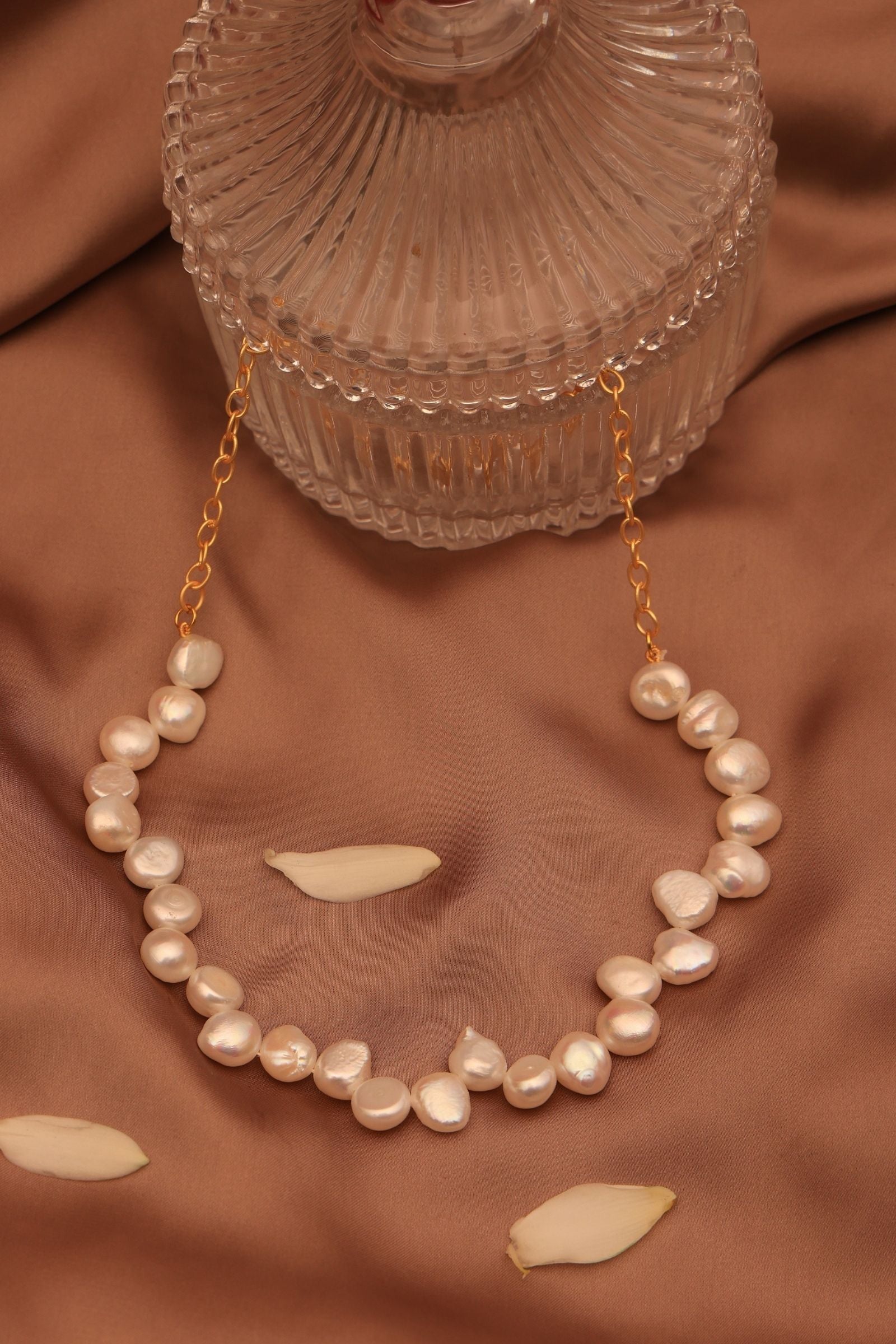 Baroque Opulence Single Line Necklace