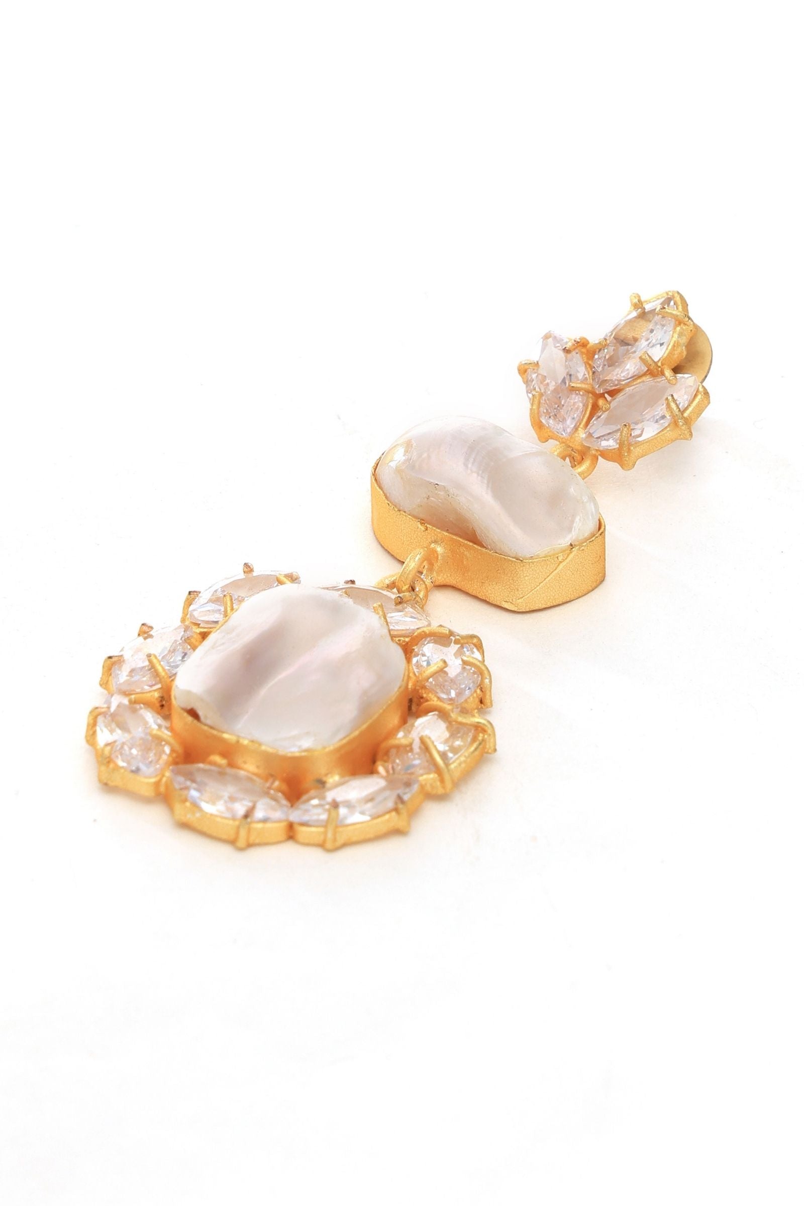 Radiance Pearl Statement Earrings