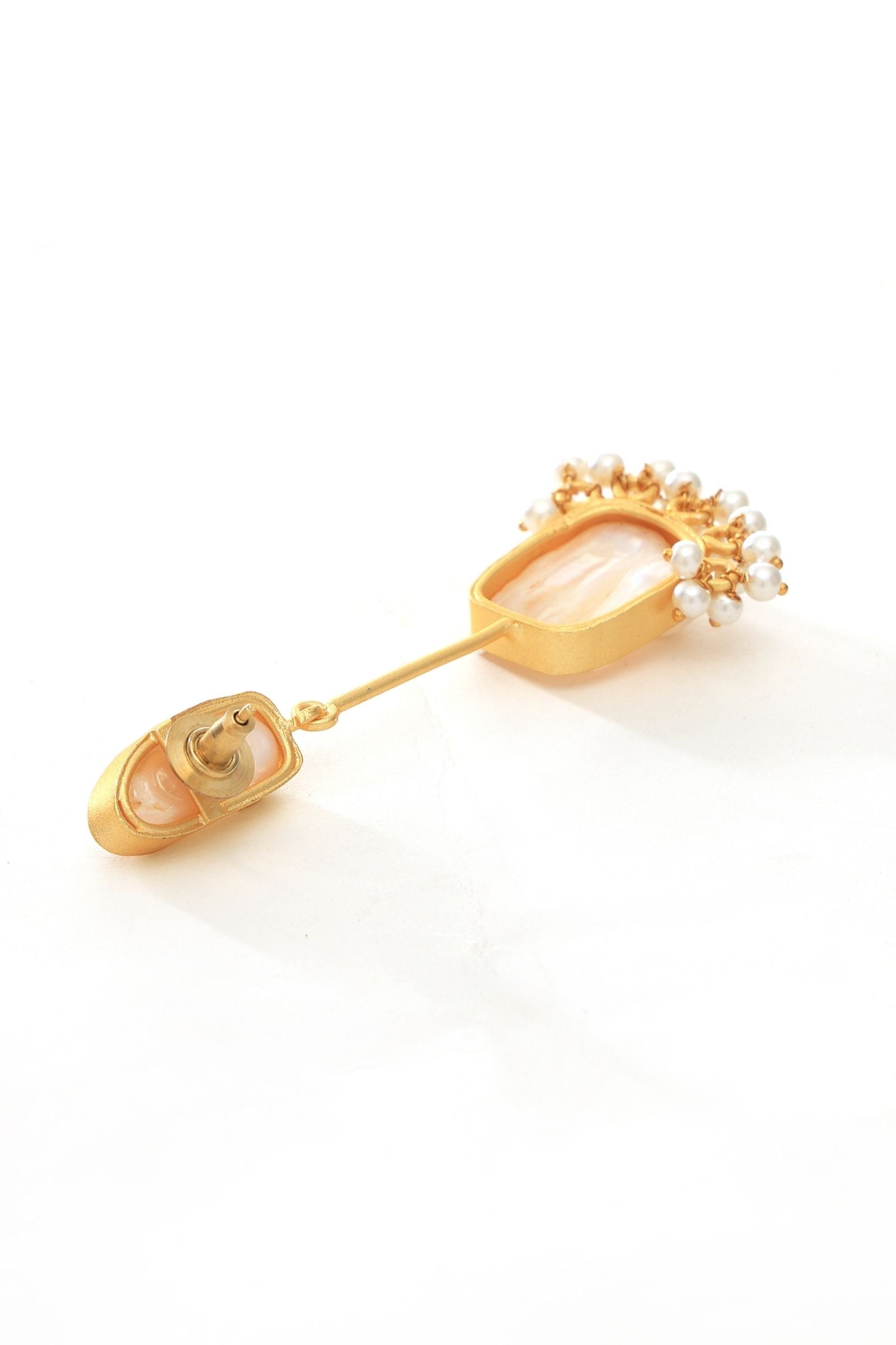 Twin Elegance Freshwater Pearl Drop Earrings