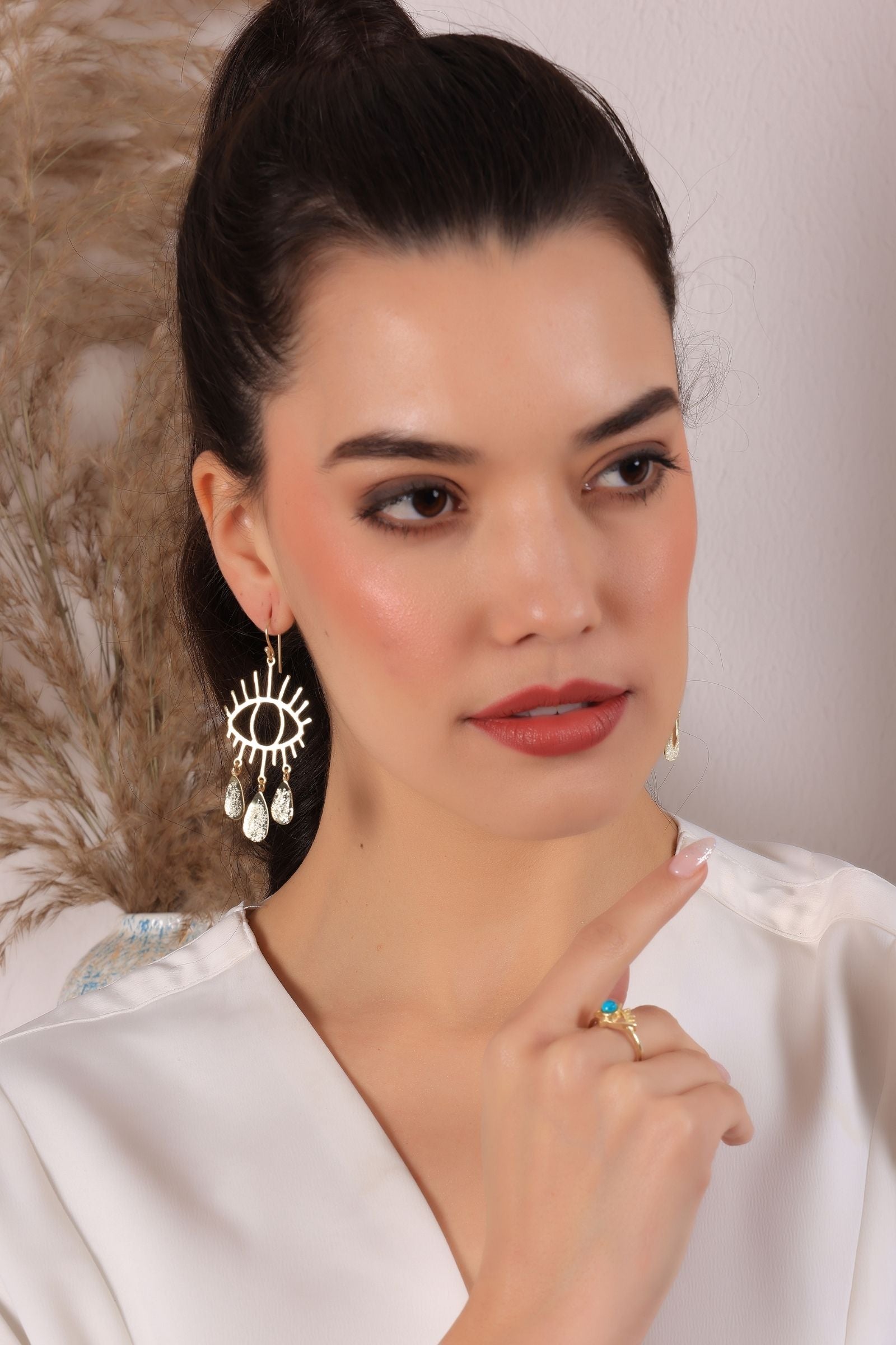 Gold Evil Eye Duo Set 🧿