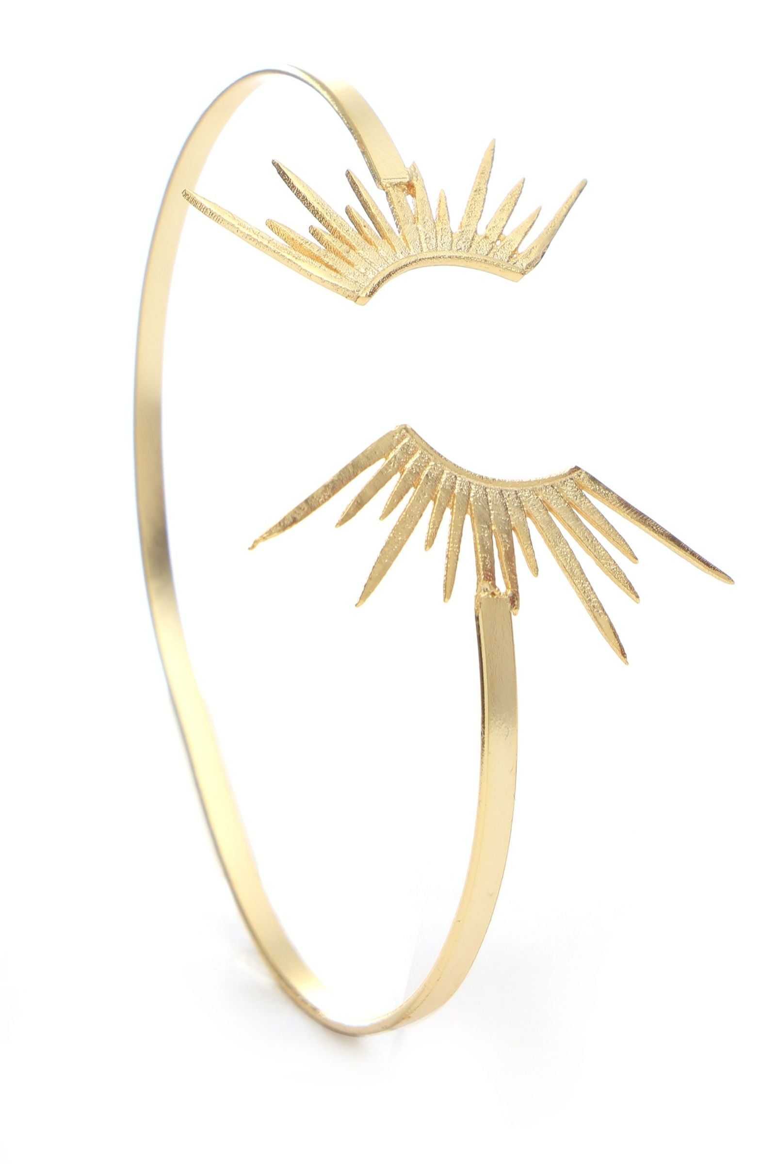 Gold Sun Rays Bracelet