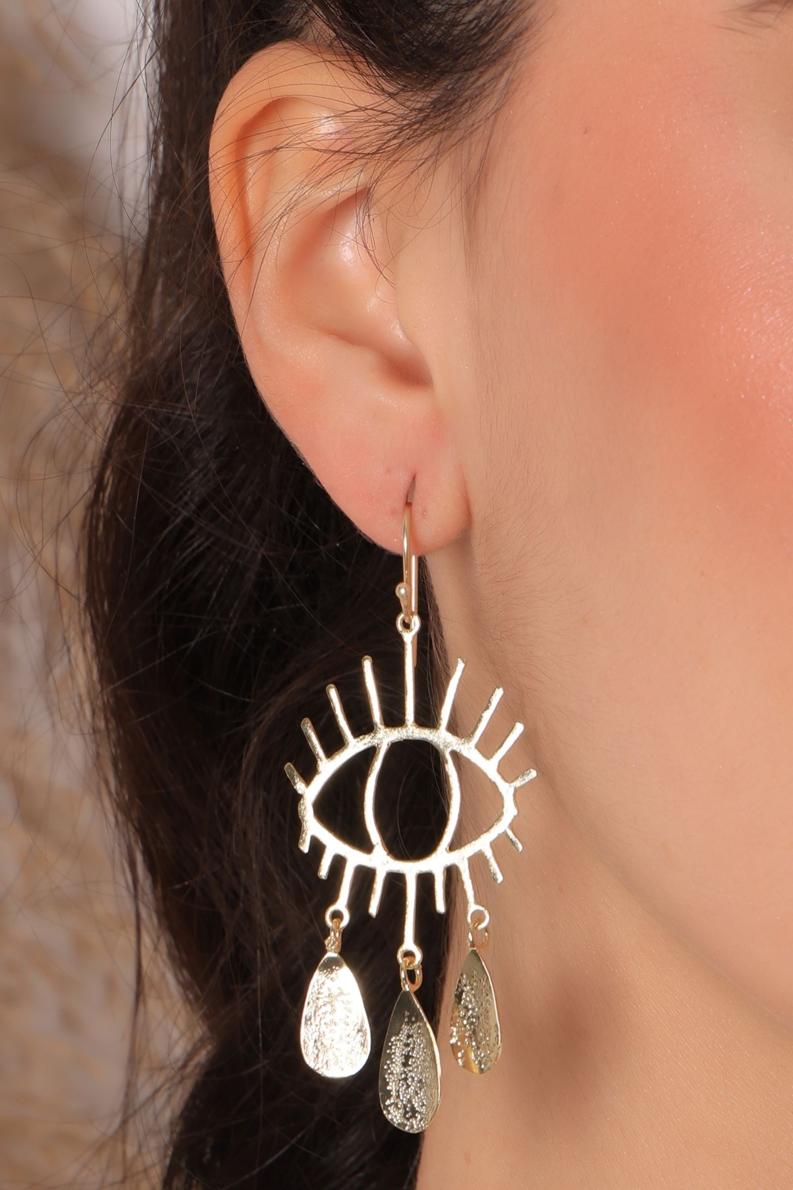 Evil Eye Drop Earring đź§ż