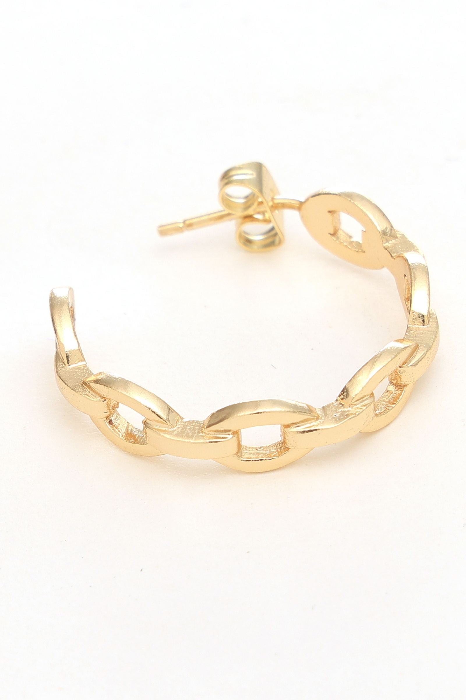 Nautical Rope Hoop Earrings