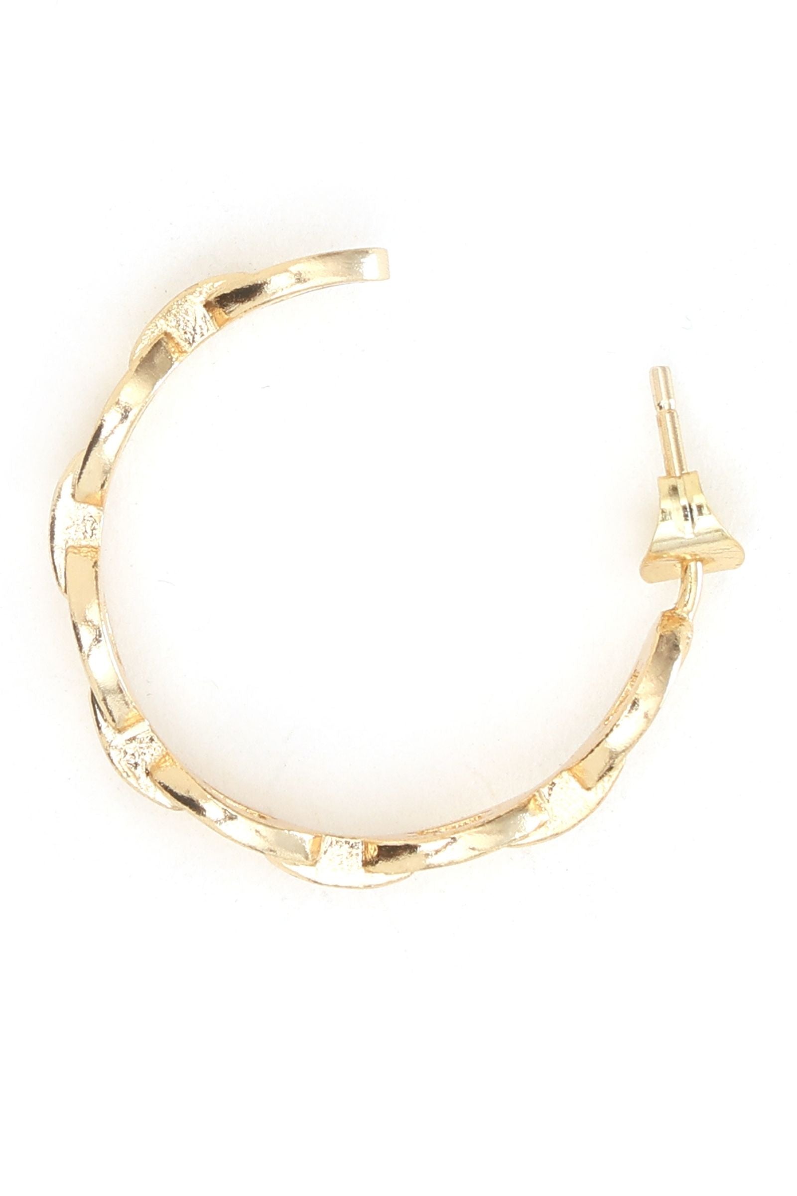 Nautical Rope Hoop Earrings