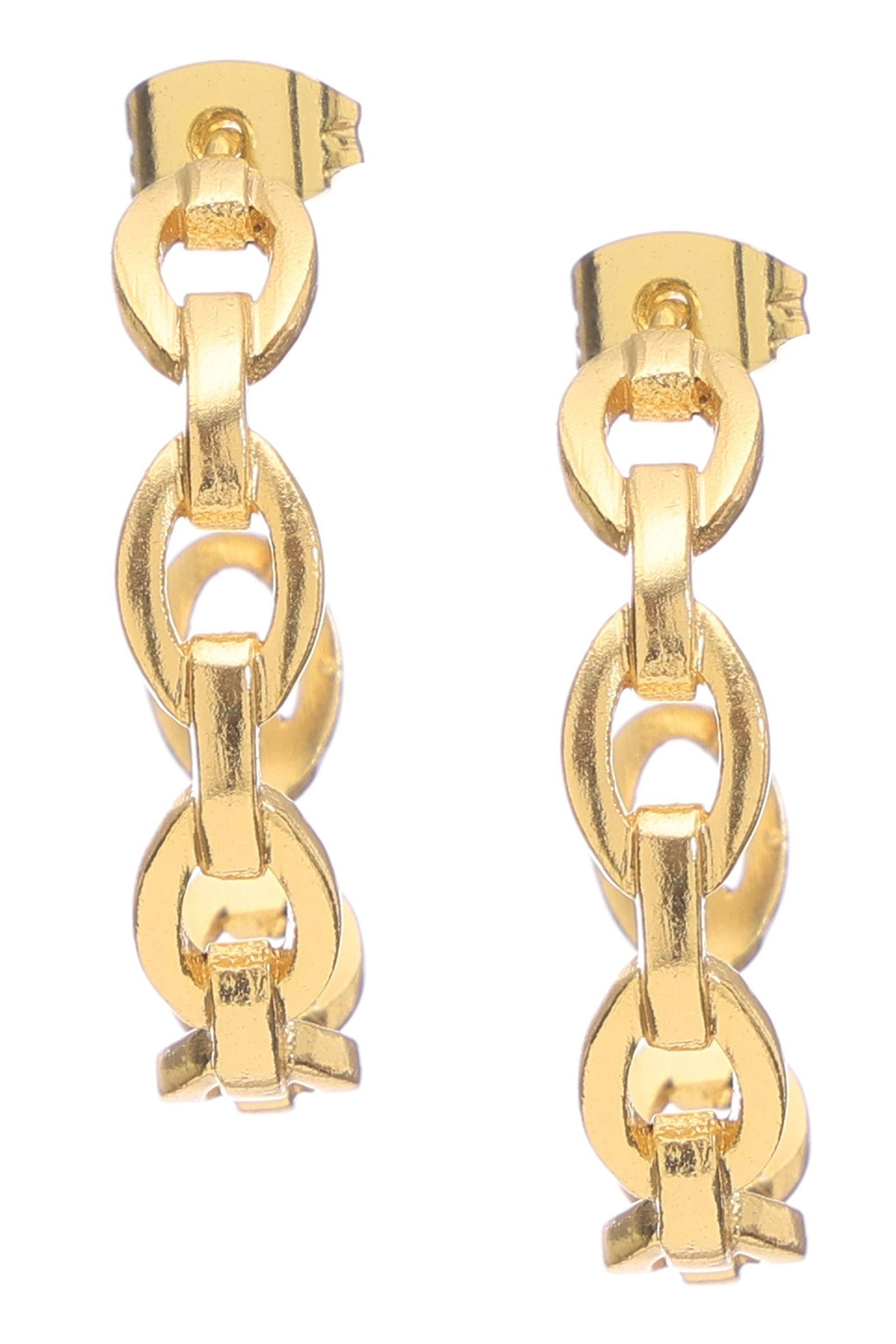 Nautical Rope Hoop Earrings