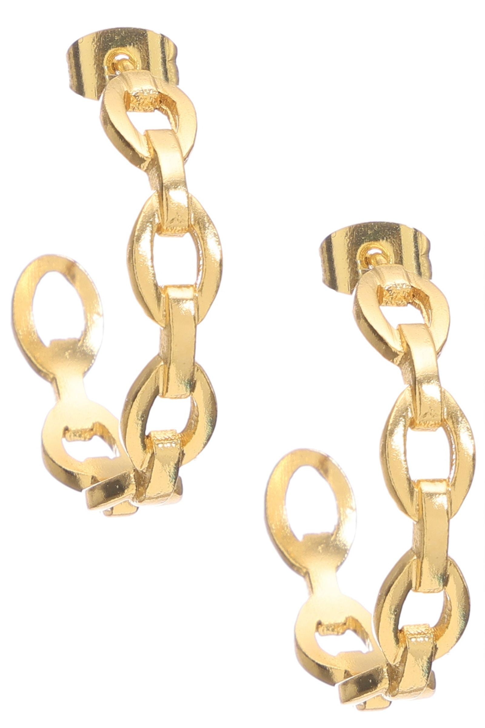 Nautical Rope Hoop Earrings