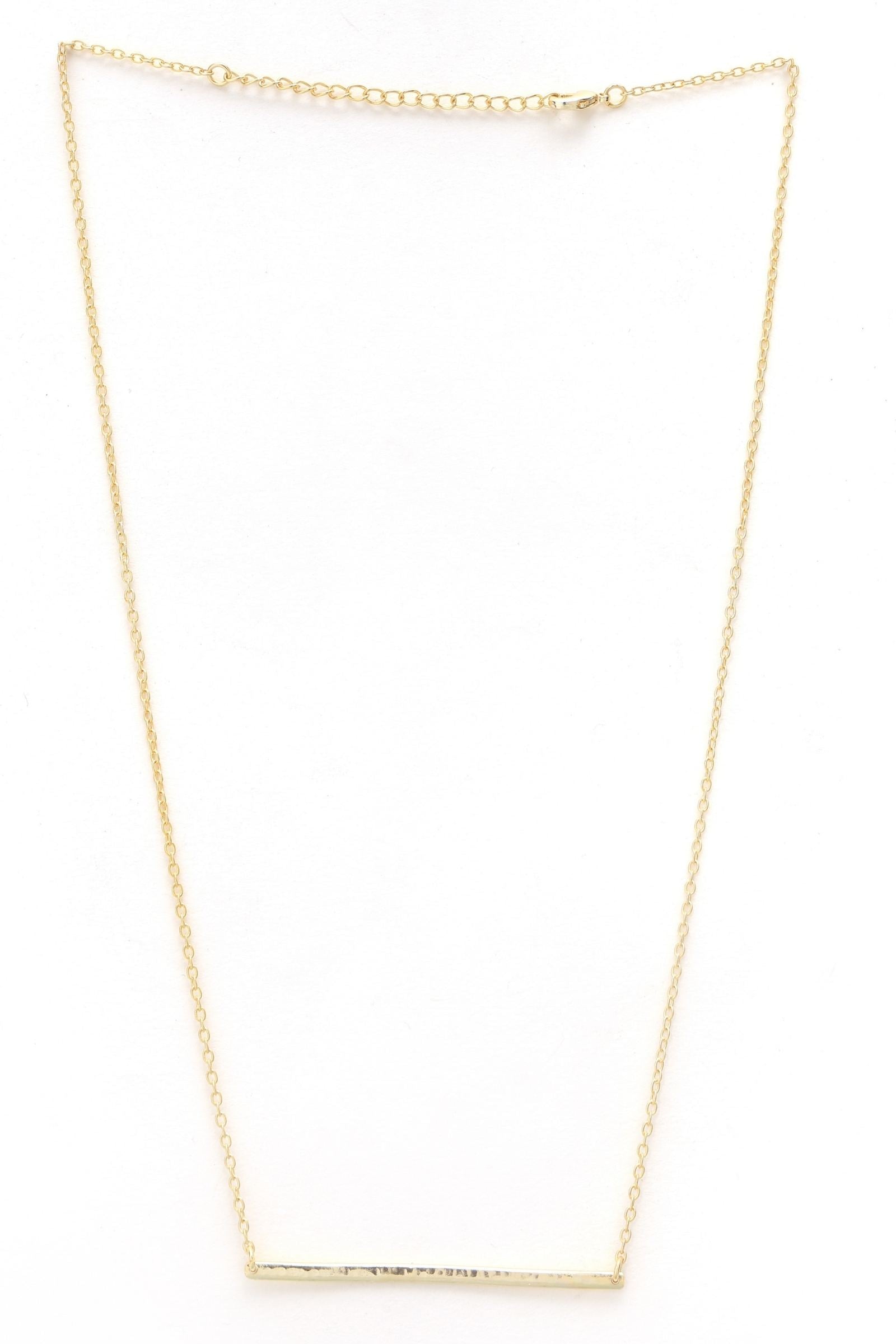 Gold Bar Necklace