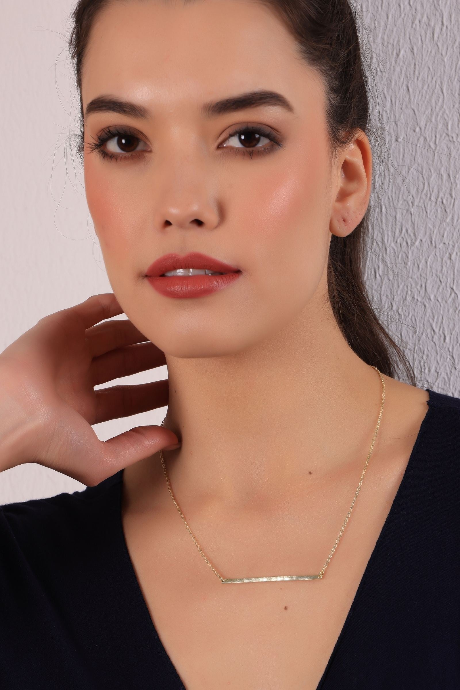 Gold Bar Necklace