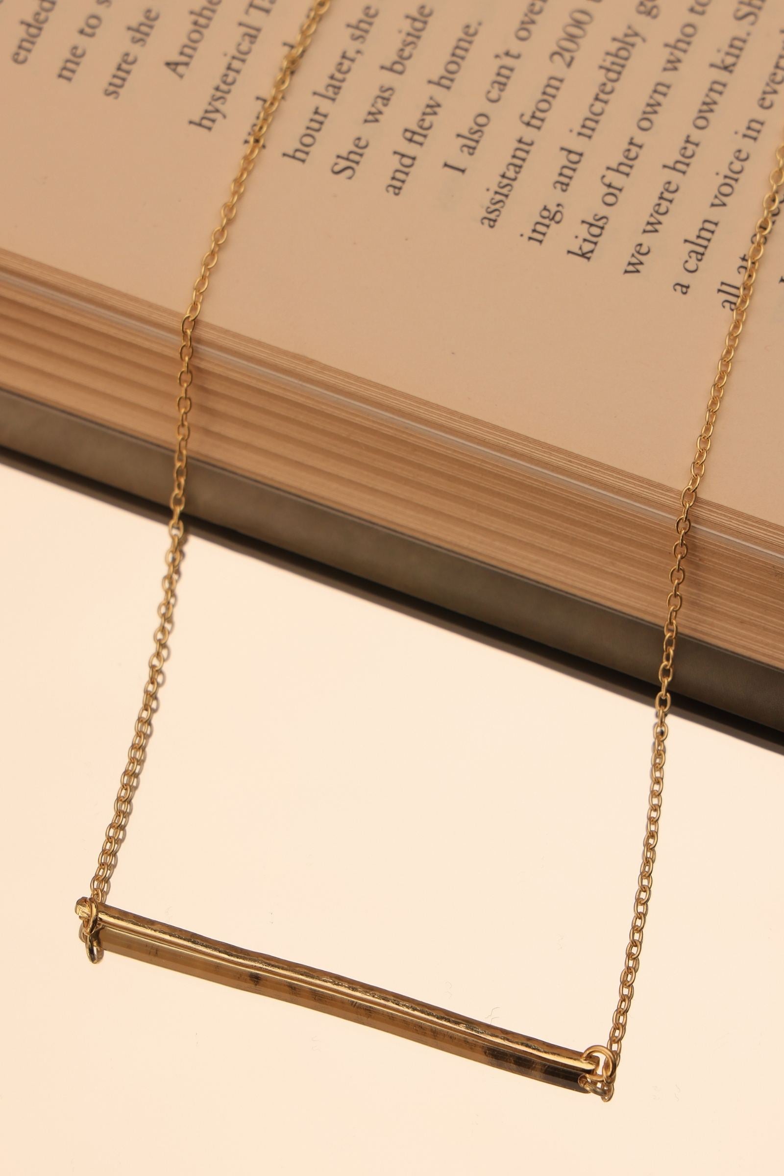 Gold Bar Necklace