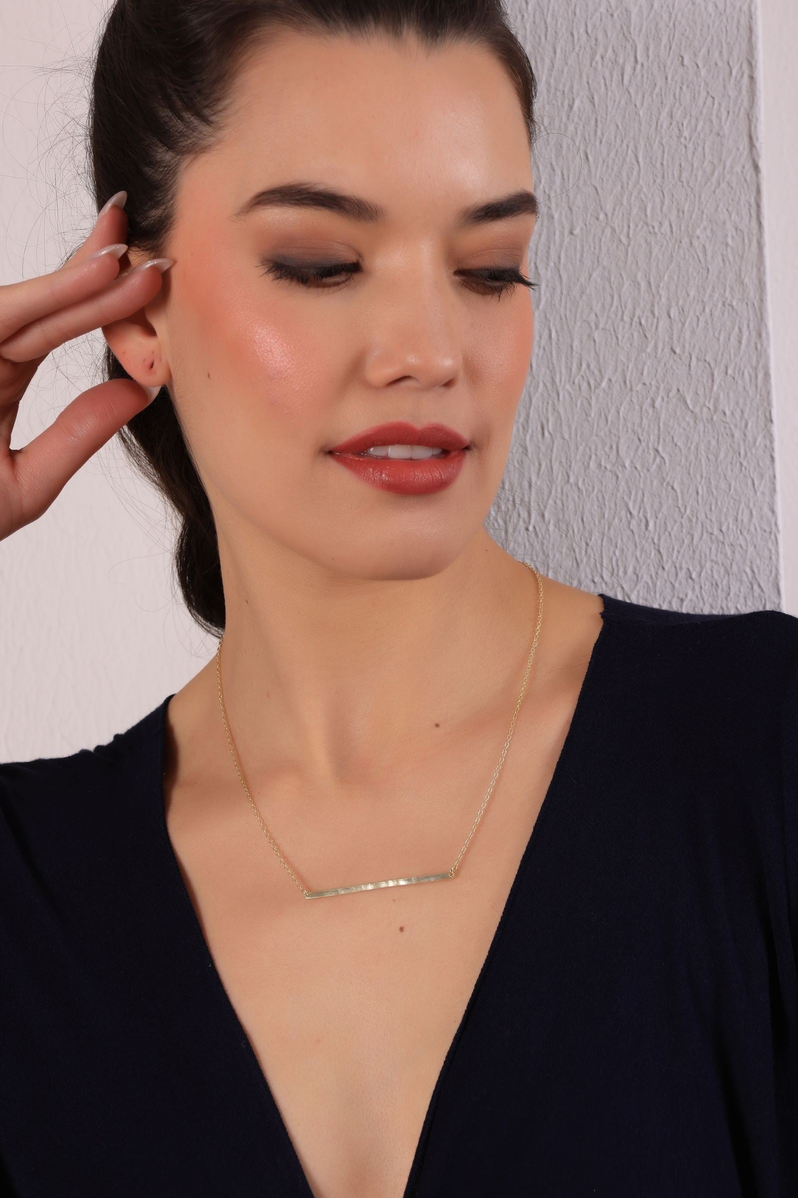 Gold Bar Necklace