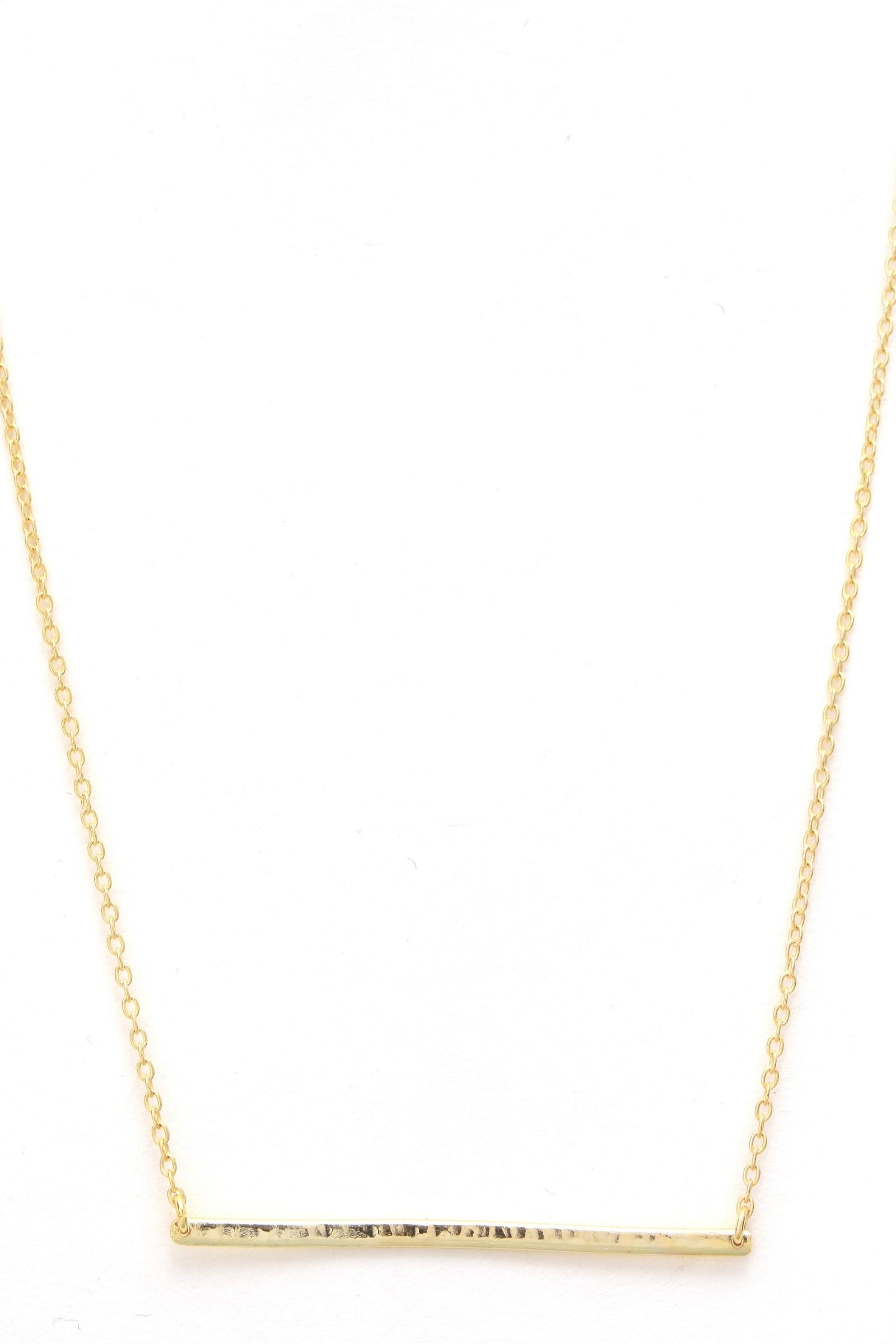 Gold Bar Necklace