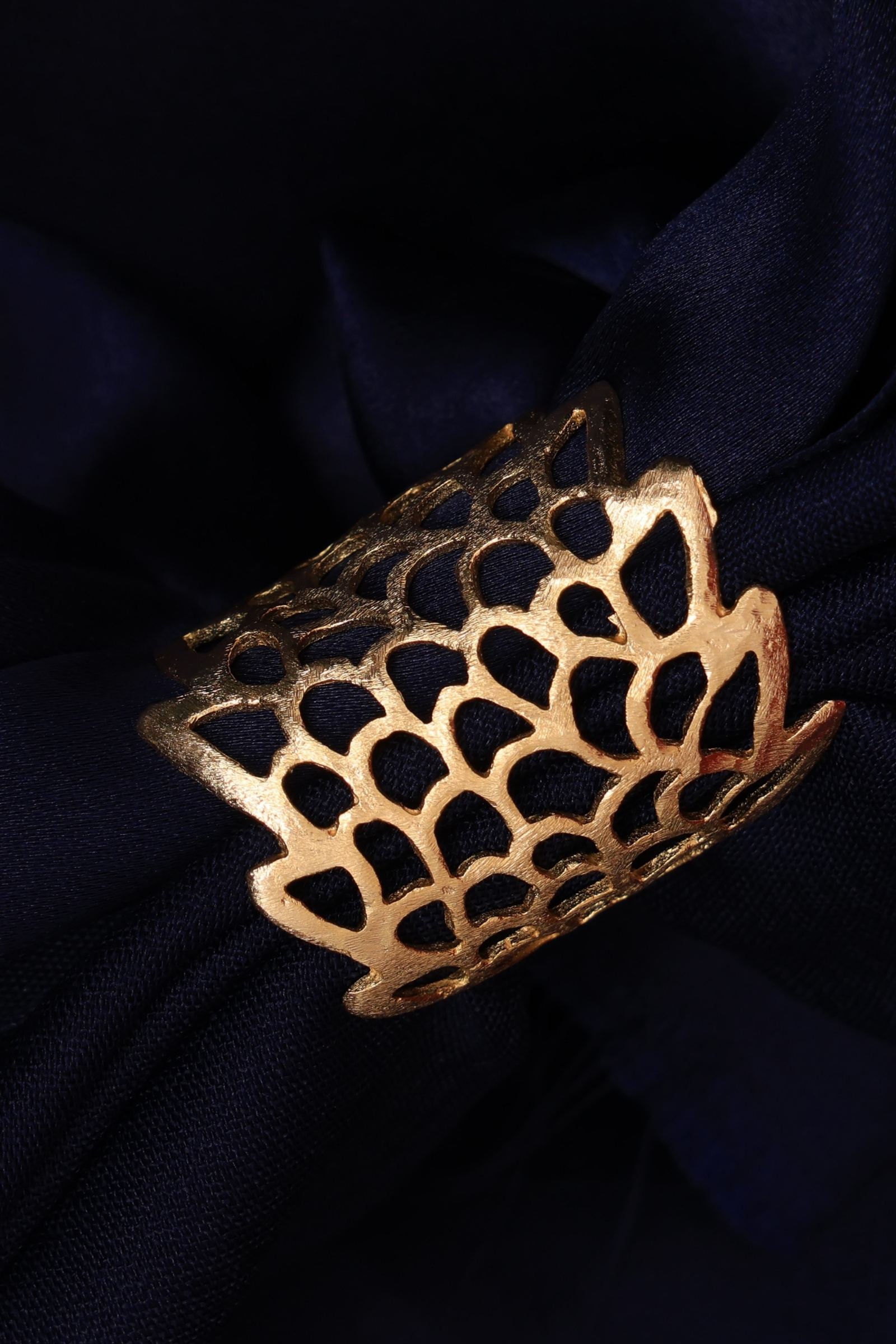 Gold Jali Ring