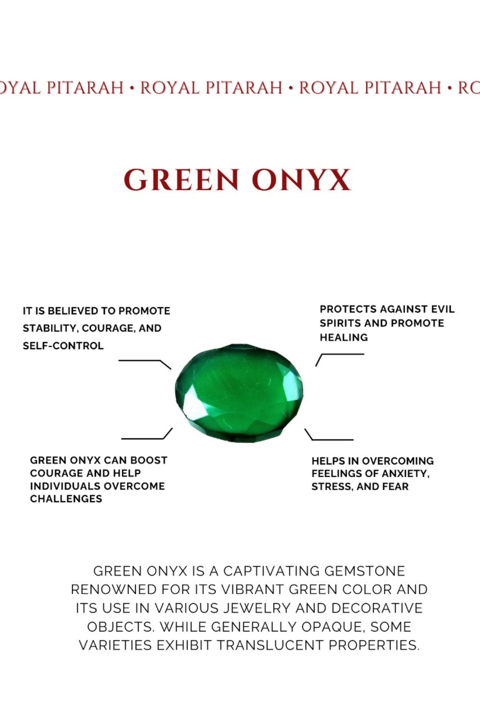 Green Onyx Egyptian Necklace