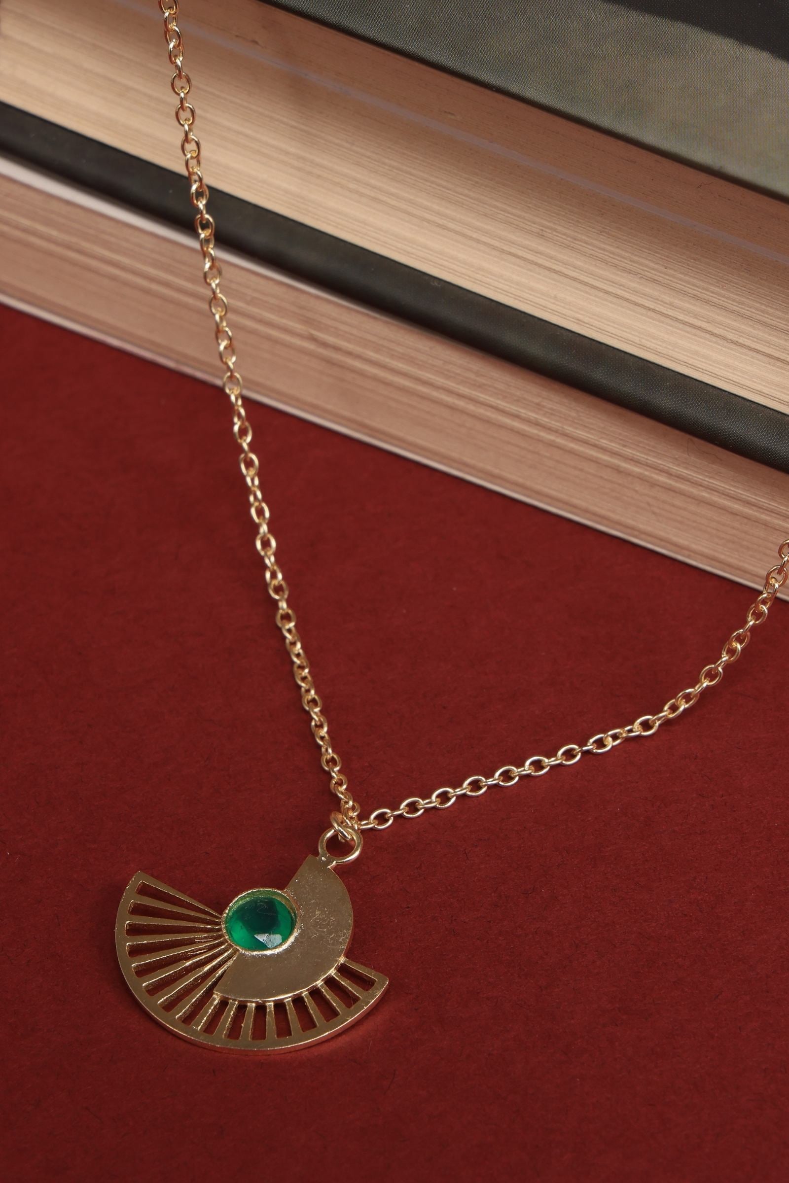Green Onyx Egyptian Necklace