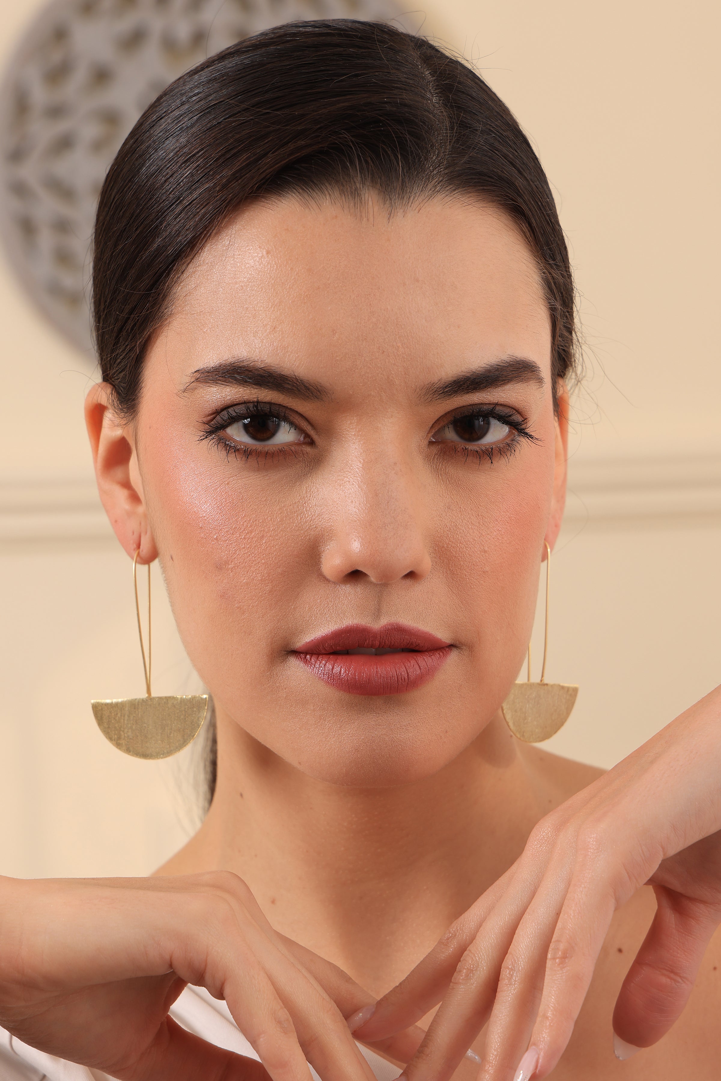 Bold Gold Open Hoop Earring