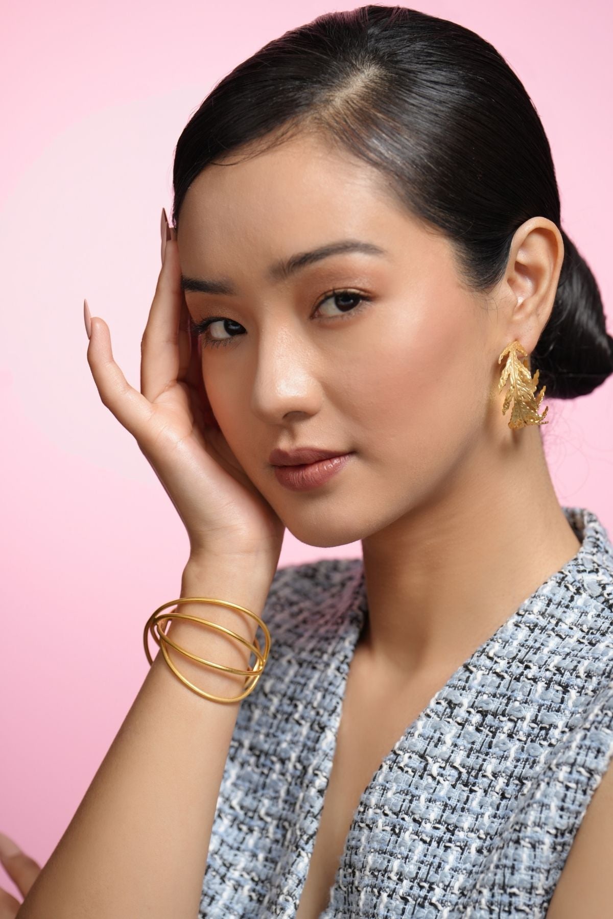 Sweet Ringlet 22K Hoops