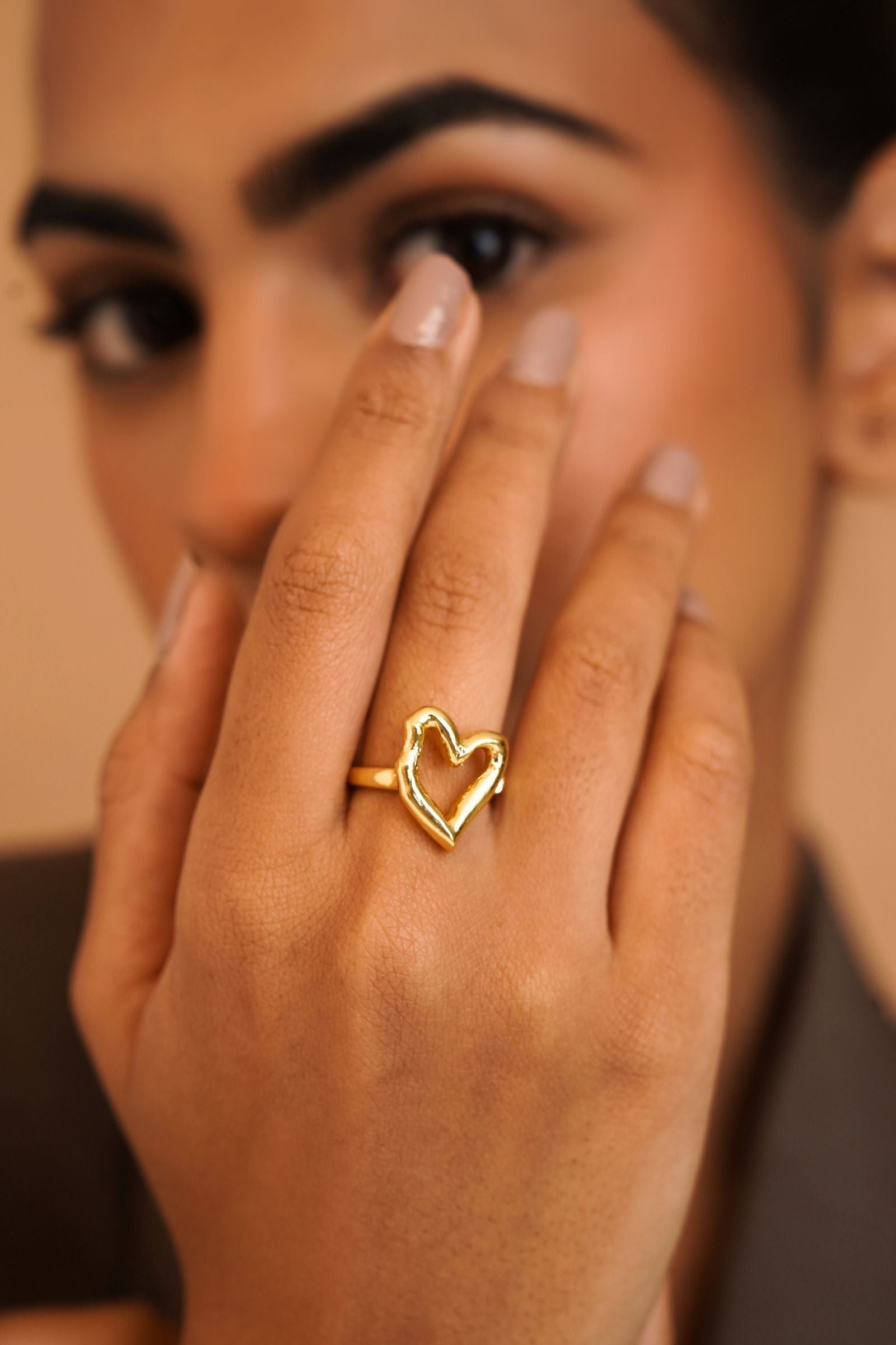 Forever Heart Gold Ring