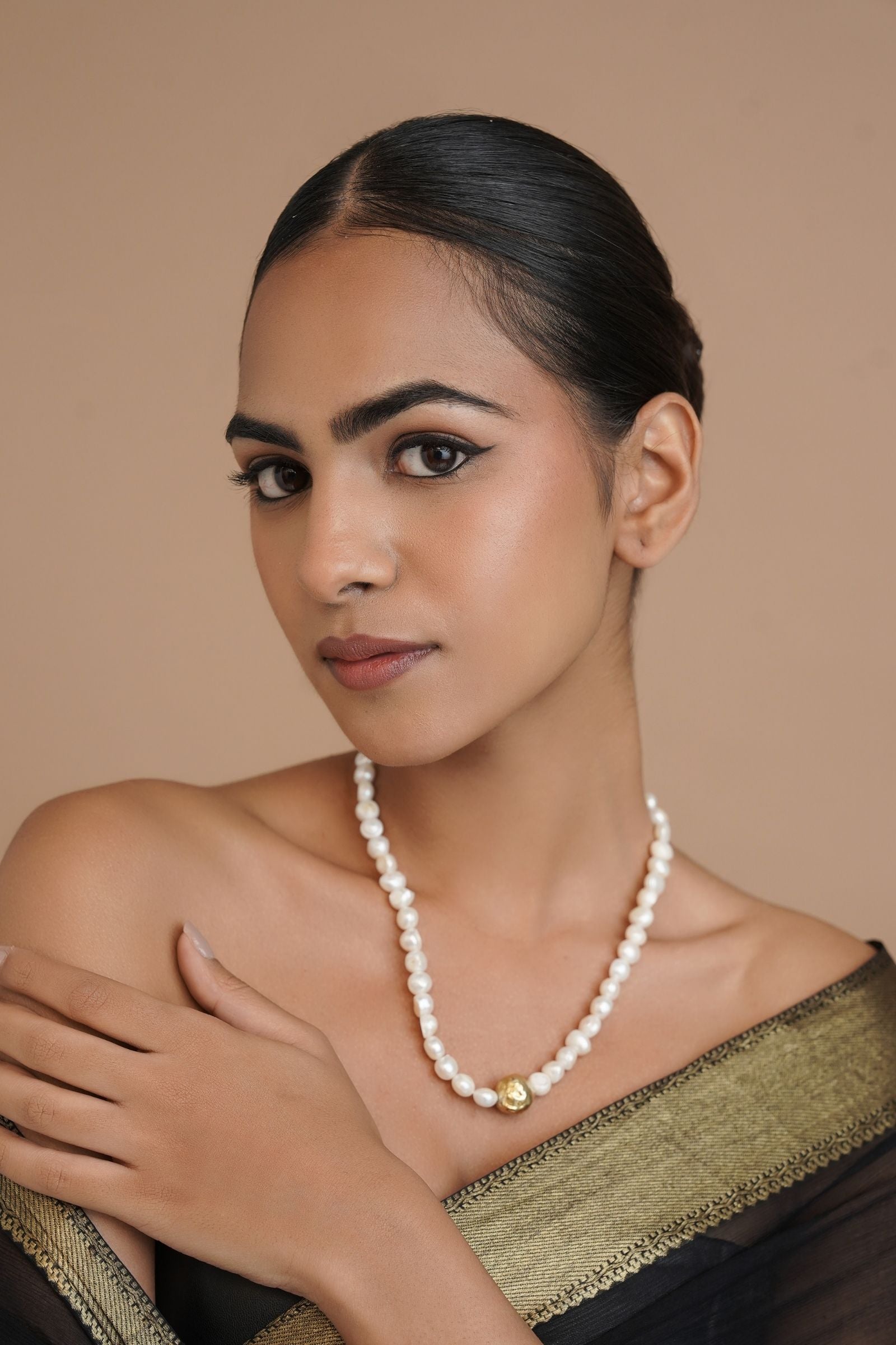 Eternal Pearl Gold Necklace