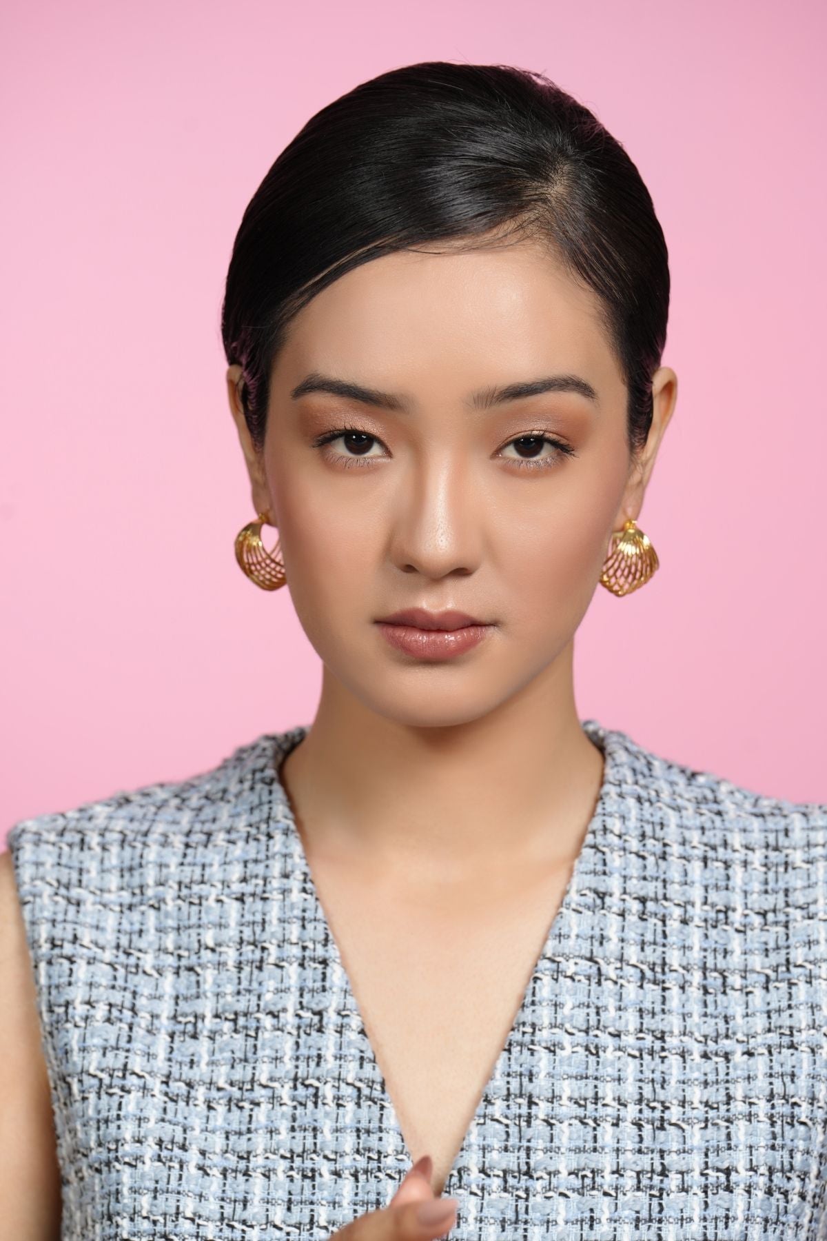 Honey Gold Delight 22K Hoops