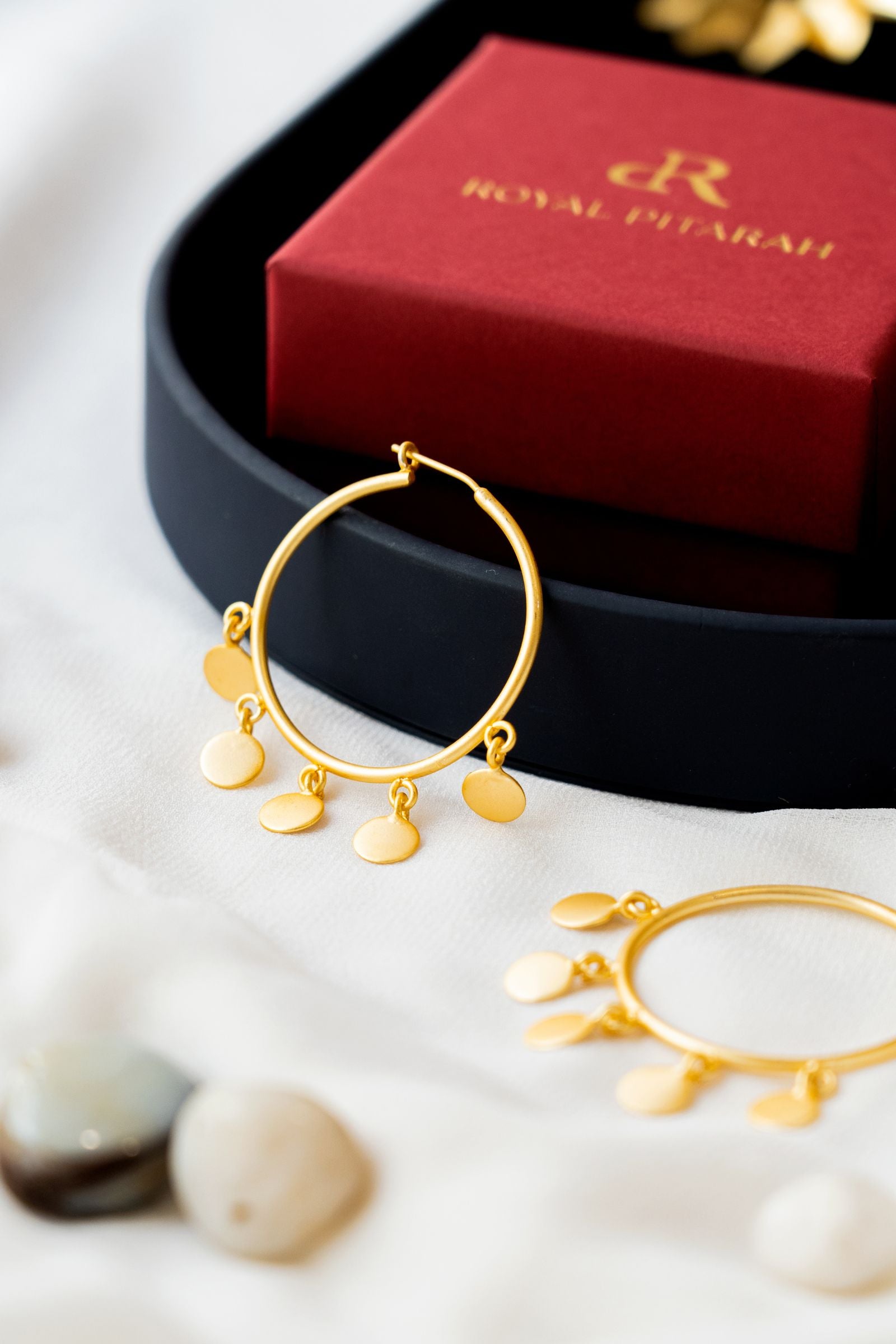 Gold Hoops with Small Hoops