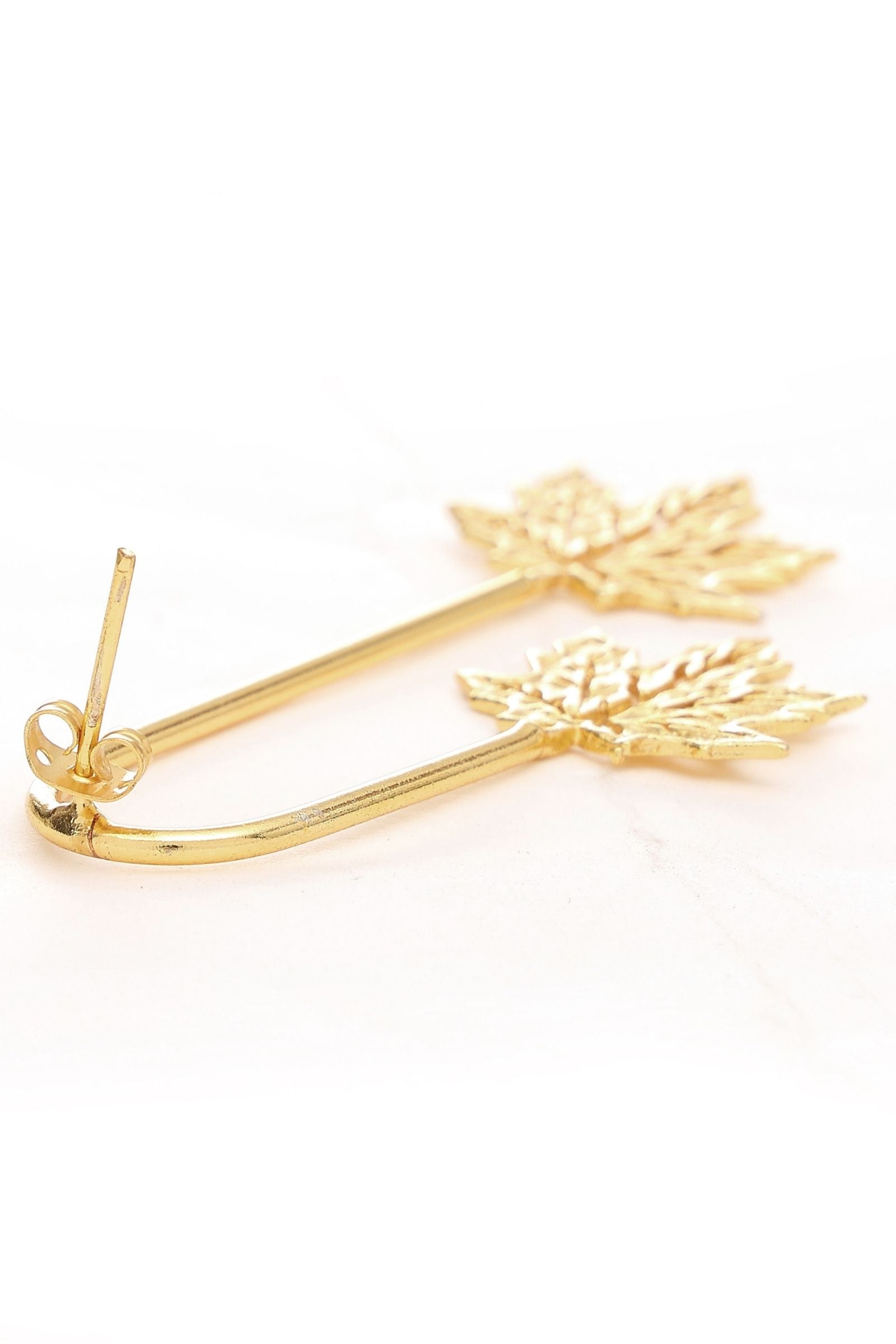 Leaf Cascade Long Earring