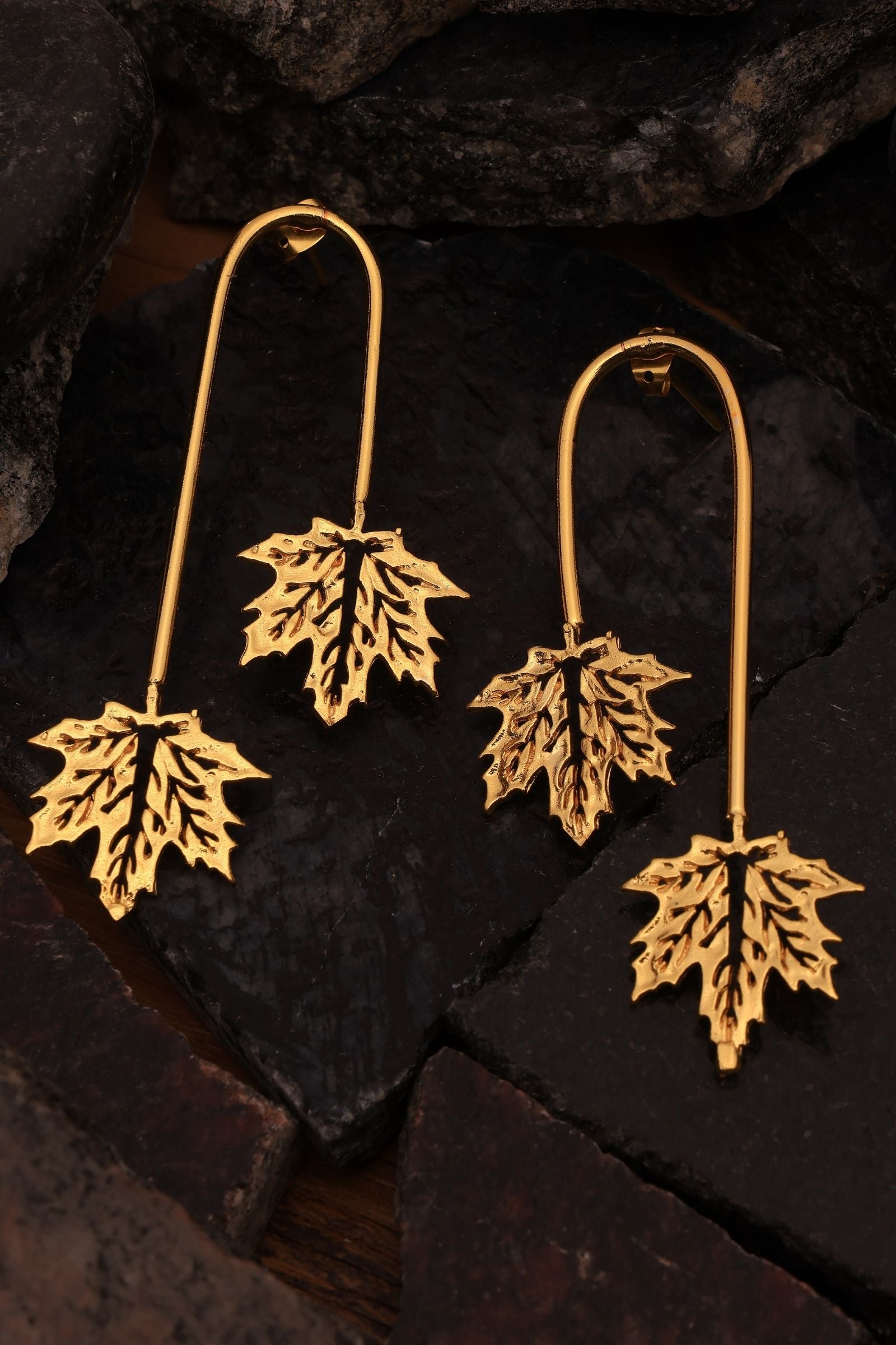 Leaf Cascade Long Earring