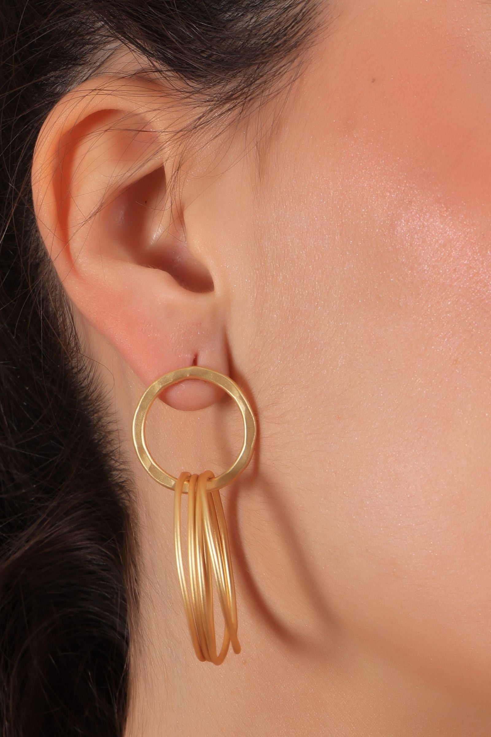 Hoops Dangler Earrings