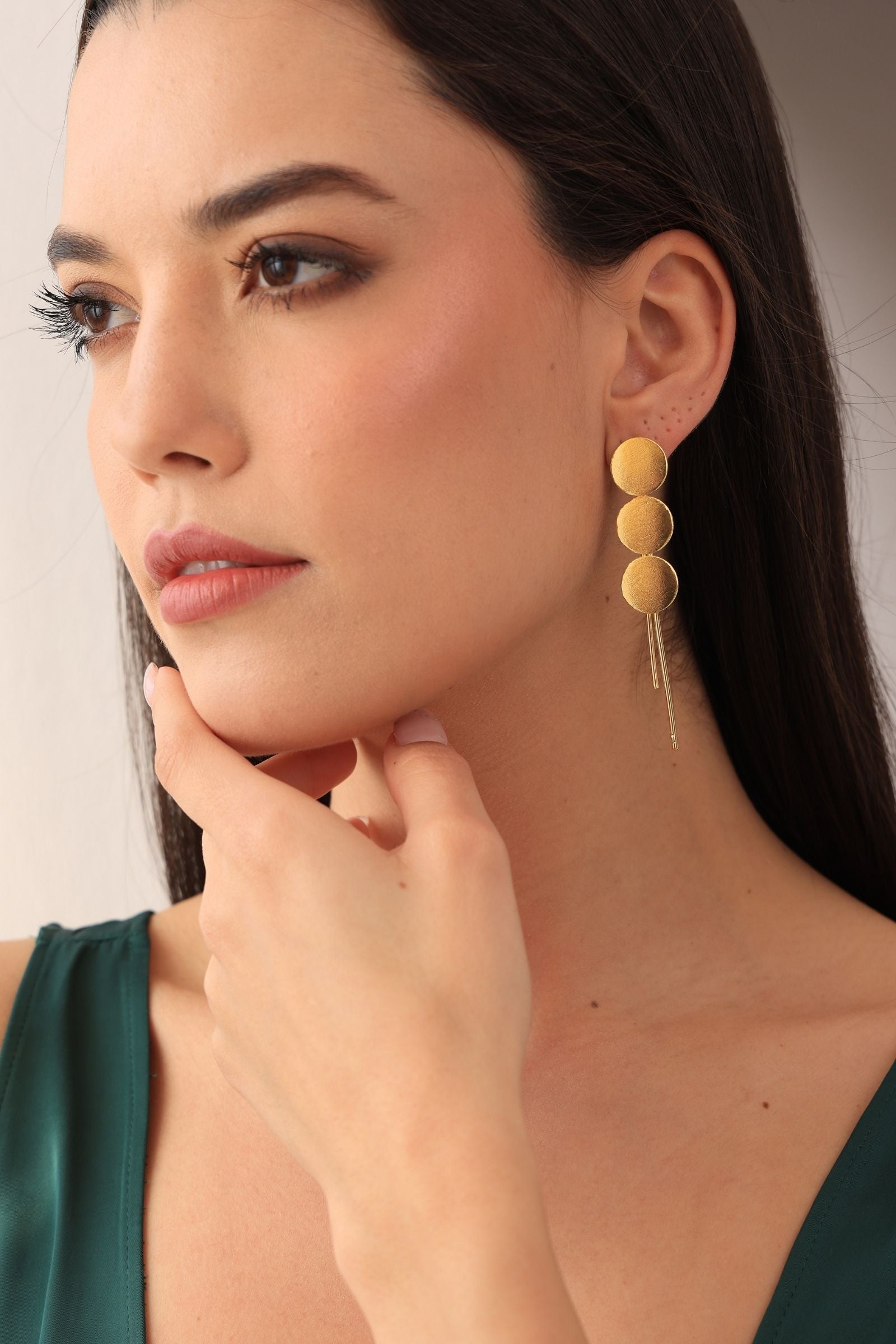 Gold Statement Earring