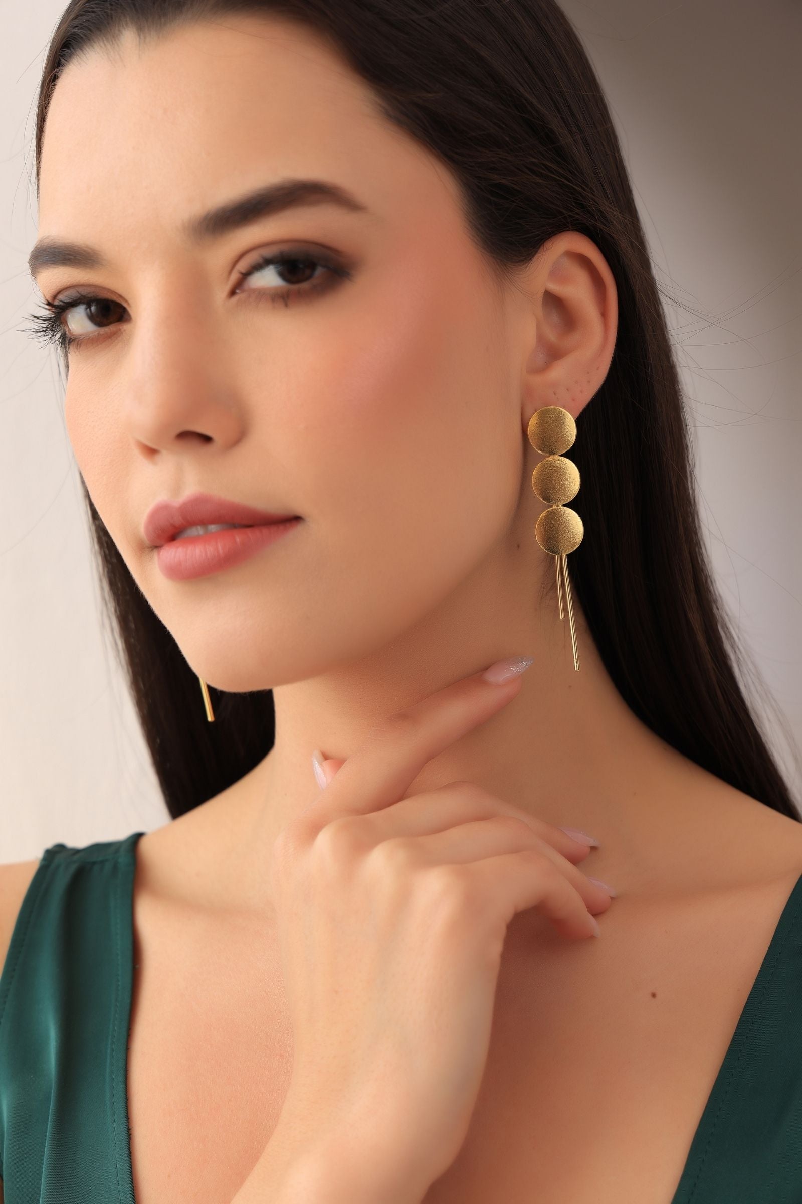 Gold Statement Earring